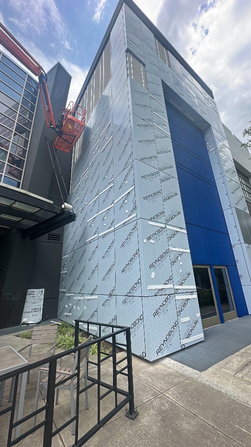 Exterior Installation using ACM Composite Panels by Infinity Metal Systems
