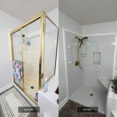 Touch of Gold Bathroom Upgrade