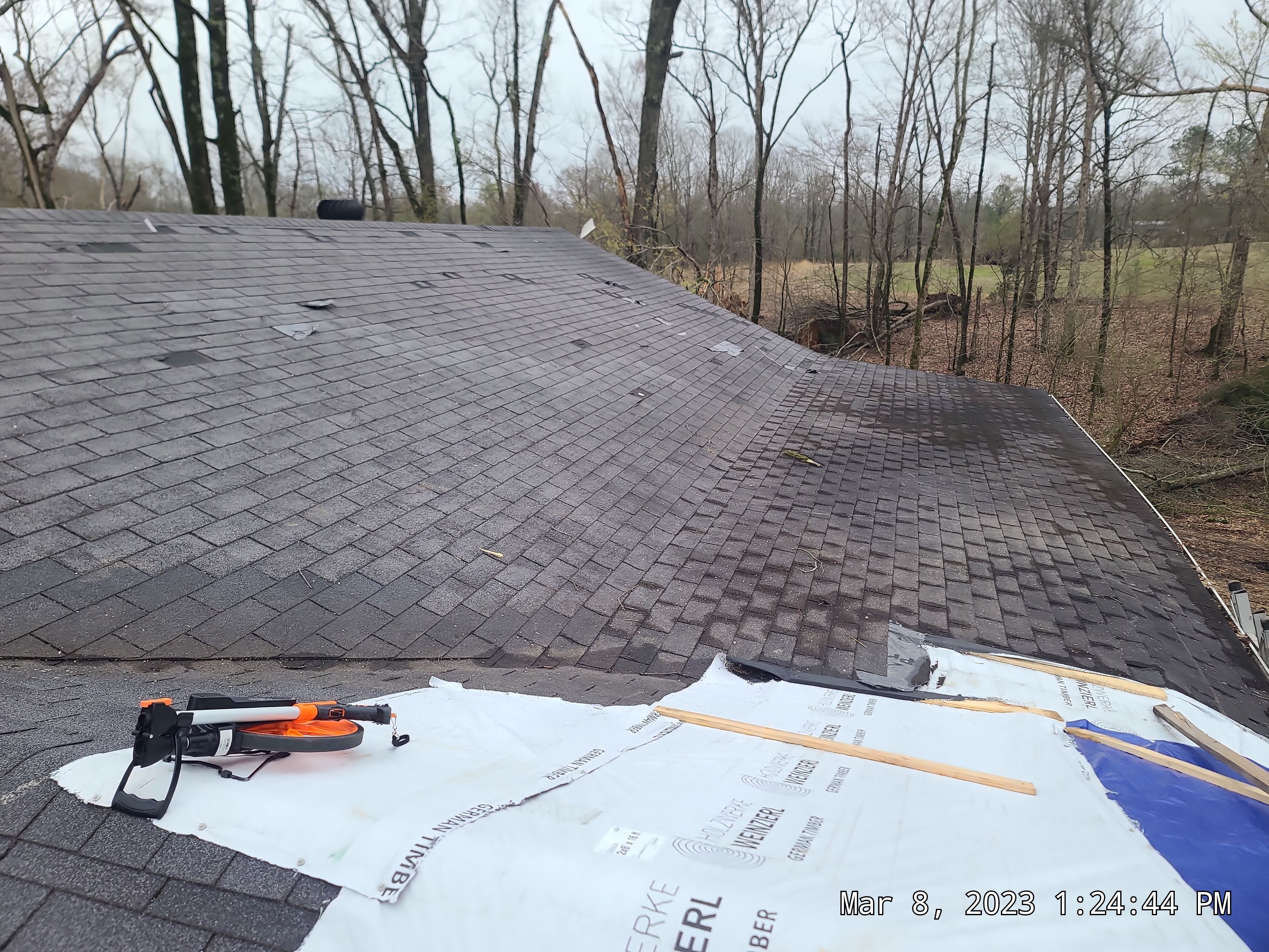 Residential Shingle Reroof using Certainteed Landmark 3-Tab by Hostetler Roofing