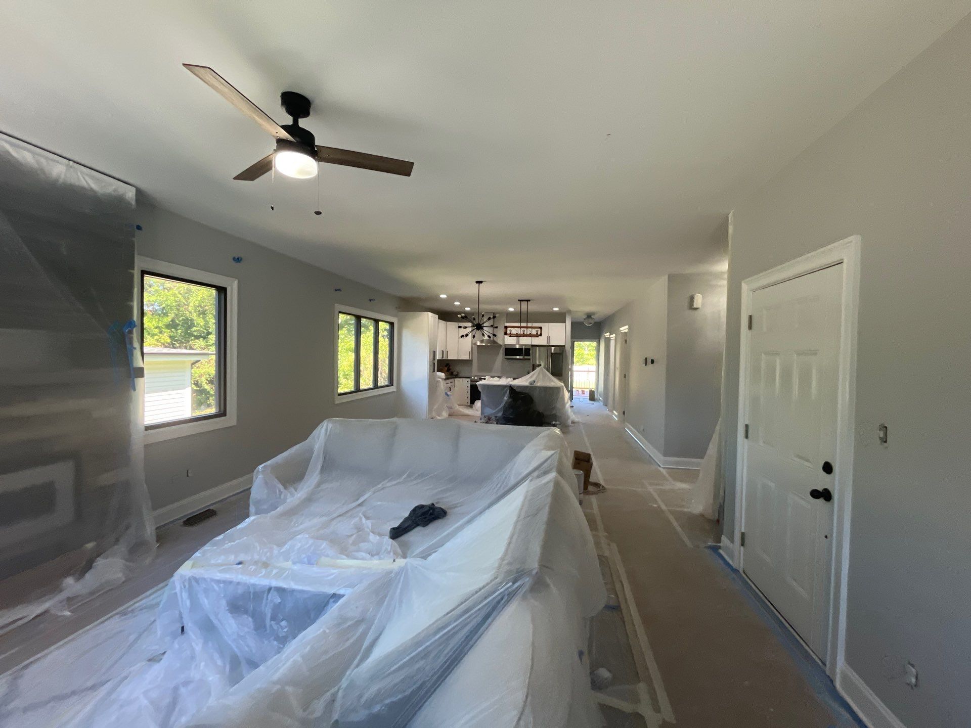 Interior Fresh Coat of paint & Deck stain by GonzalezPainters & Contractors Inc