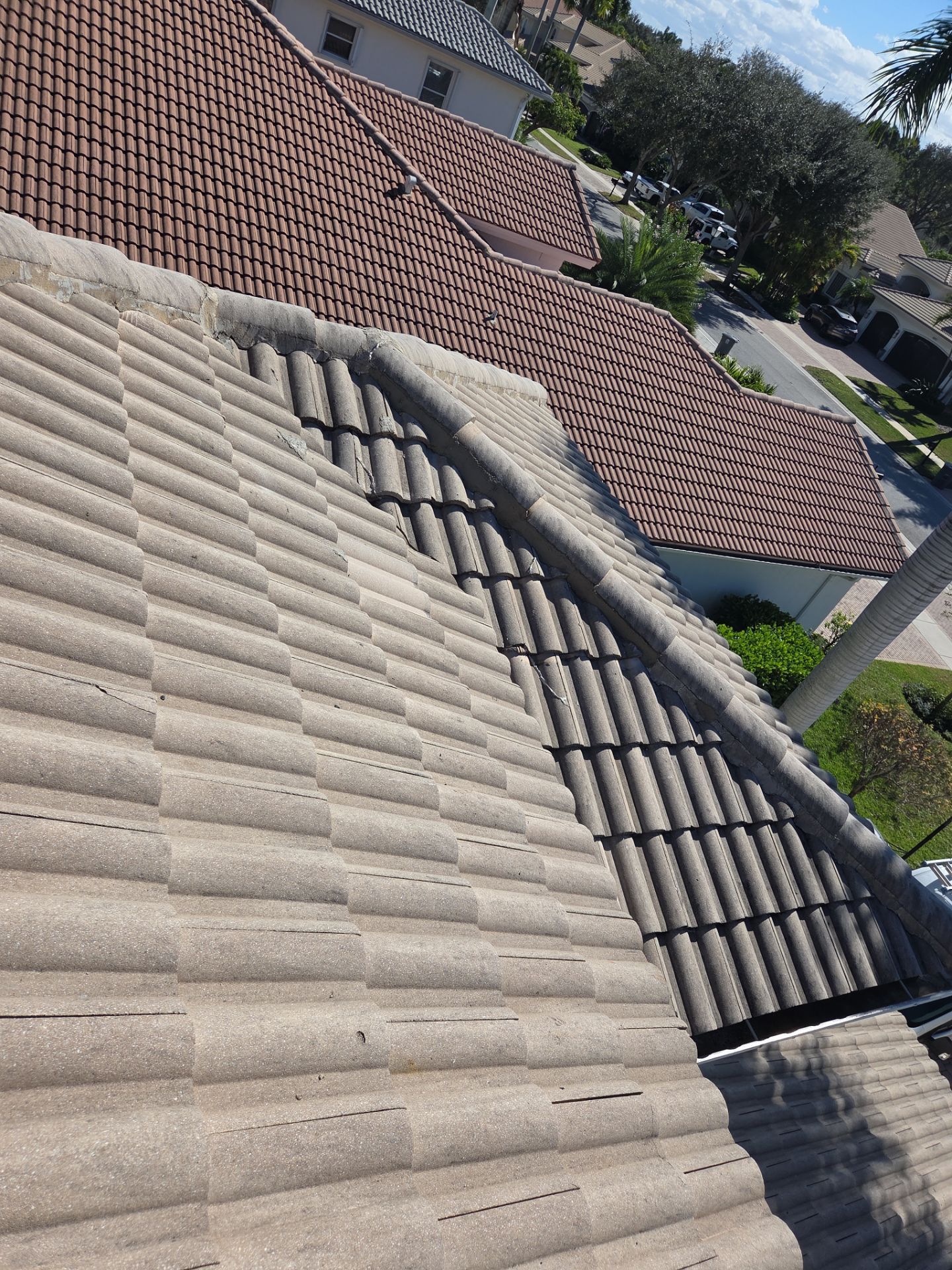 Concrete Tile Roof and Fascia Repair in Boynton Beach by Aastro Roofing