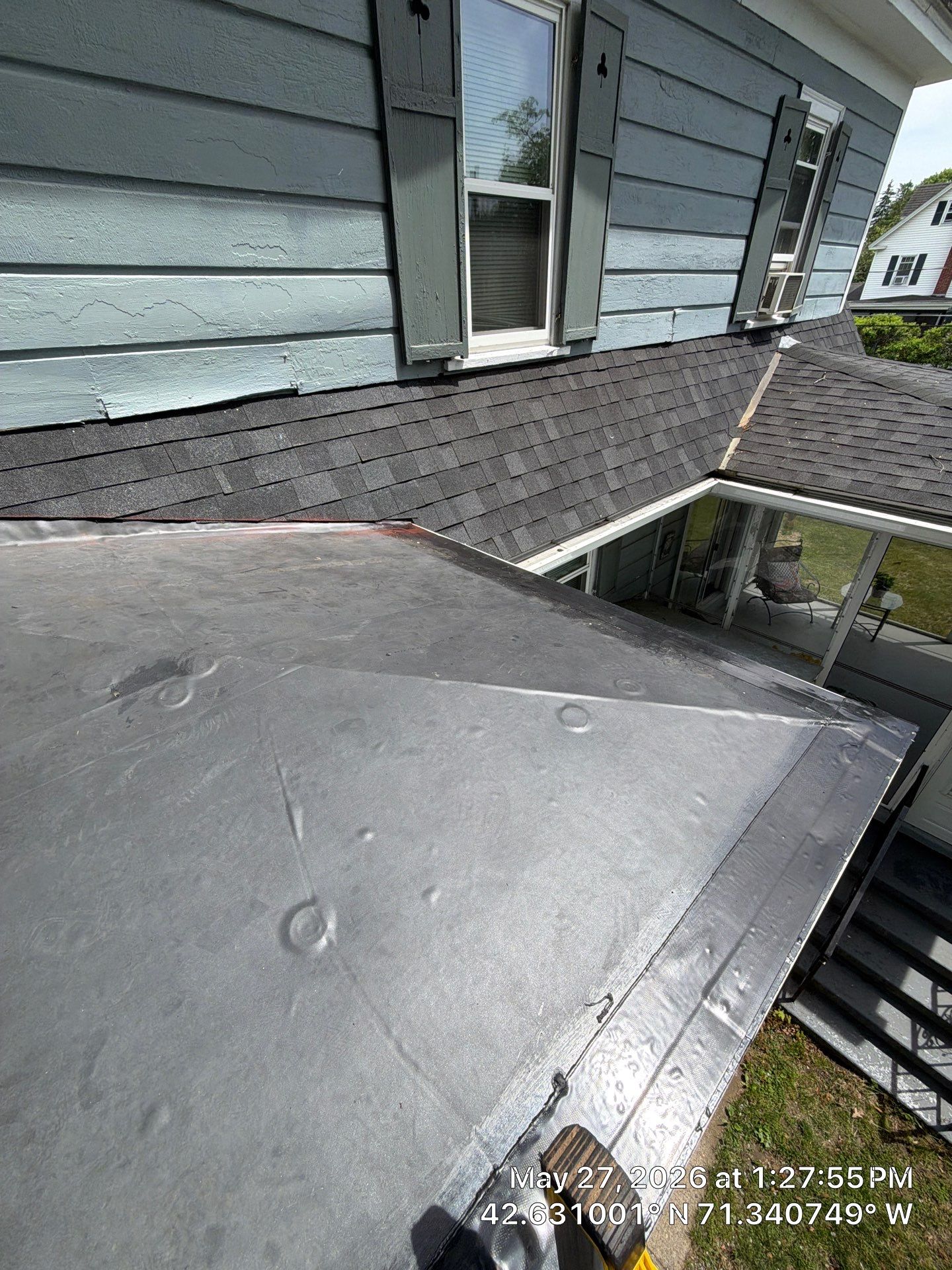 EPDM Flat Roof Replacement by Mighty Dog Roofing of Greater Middlesex County