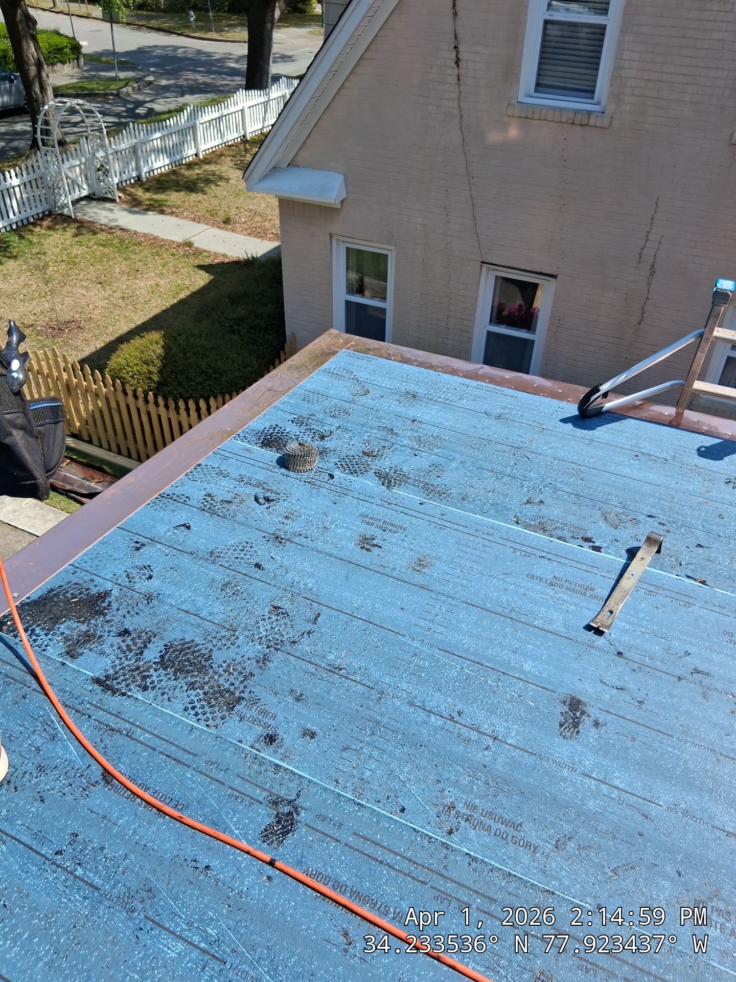 Flat Roof Repair using CertainTeed Flintlastic SA Cap Sheet in Forest Hills - Wilmington, NC by RGR Construction and Roofing, LLC