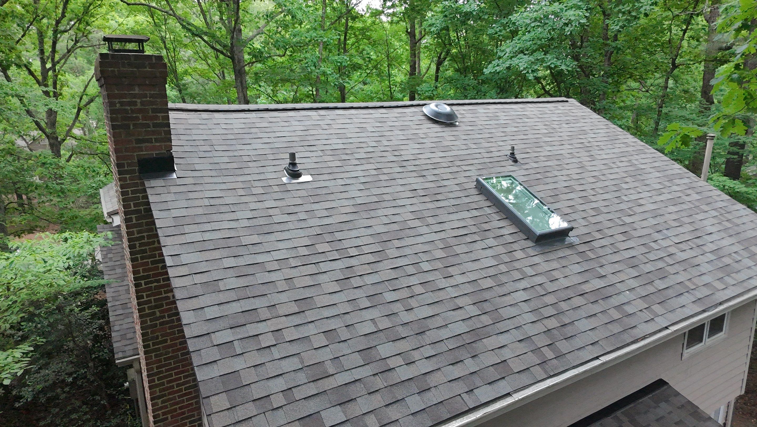 Full Residential Roof Replacement and Skylight Installation in Chapel Hill by Carolina Professional Roofing, Inc