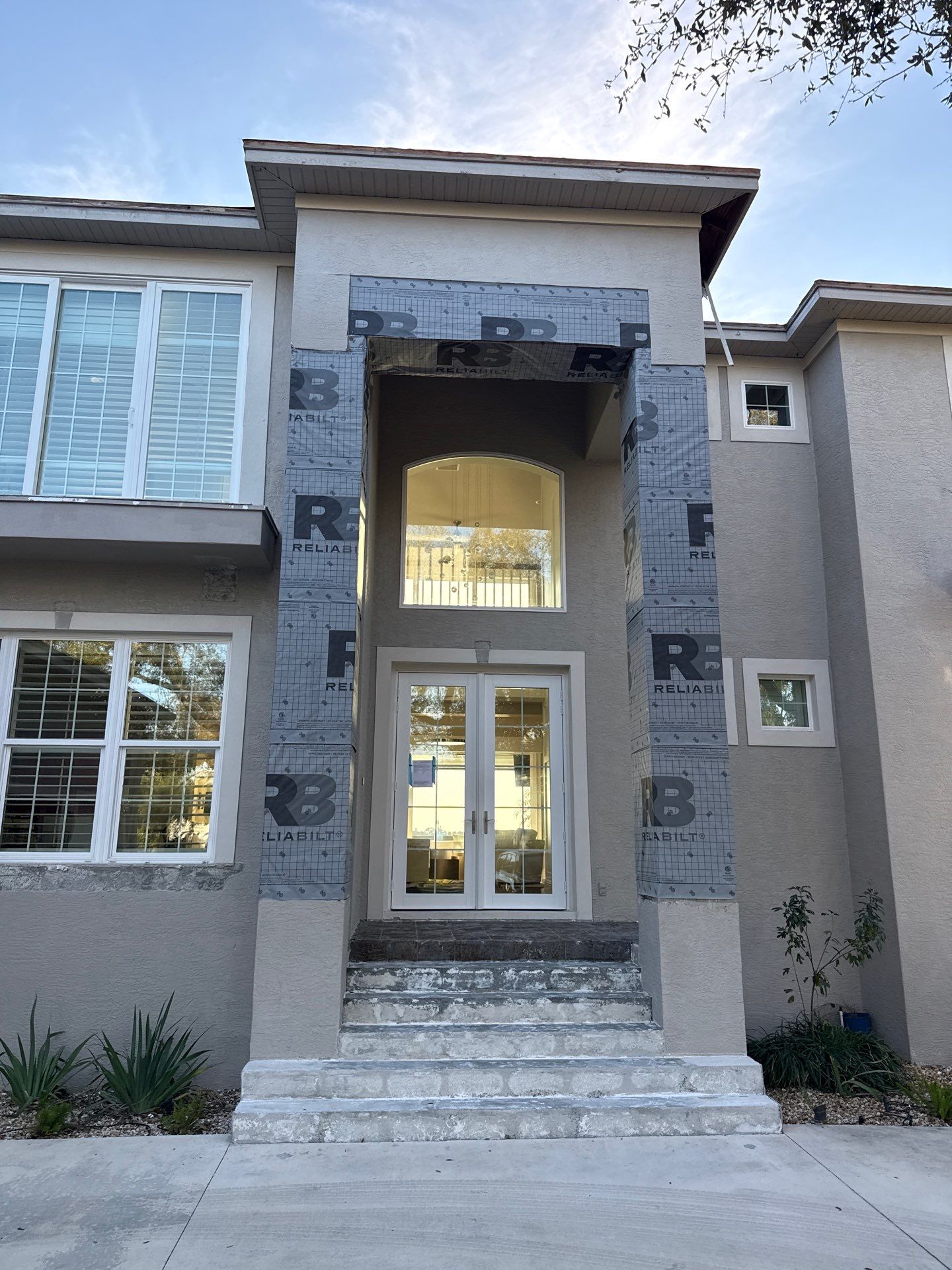Soffit and Fascia Installation and black seamless gutters in Sarasota FL by Gutter Professors