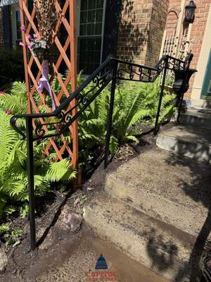 Traditional S-Scroll Railings – Residential Exterior – Gaithersburg, MD