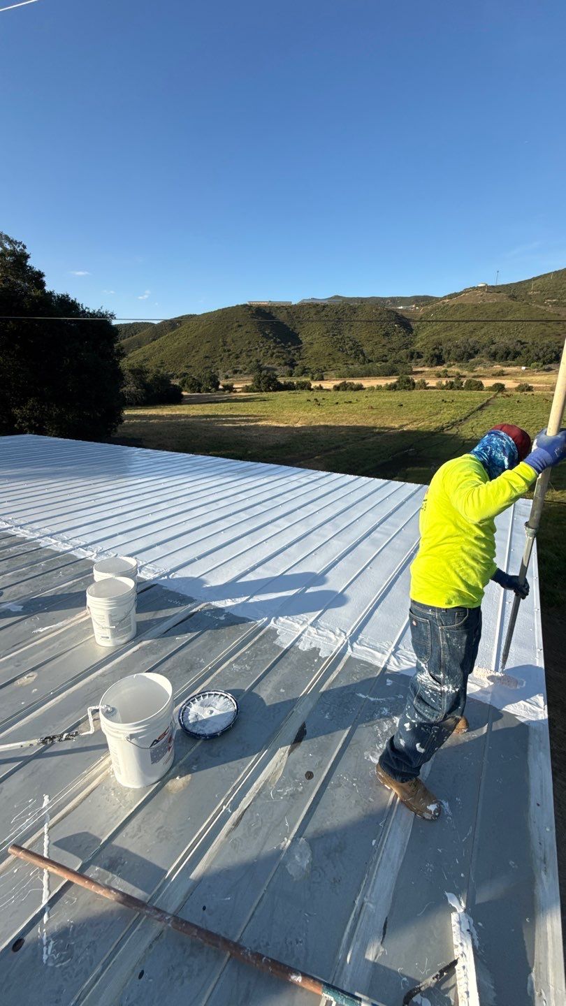 Metal Roof Silicone Coating and Structural Repair in San Ysabel by Reliable Roofing San Diego Inc.