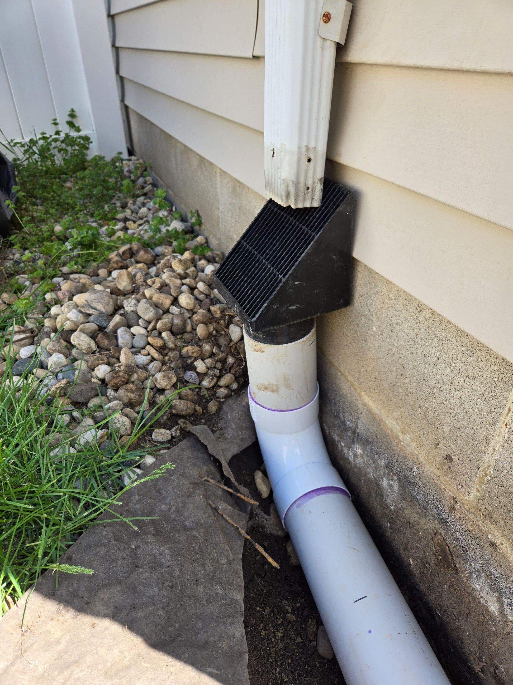 Downspout Discharge and Versatile Water Movement System by Allied Water Services