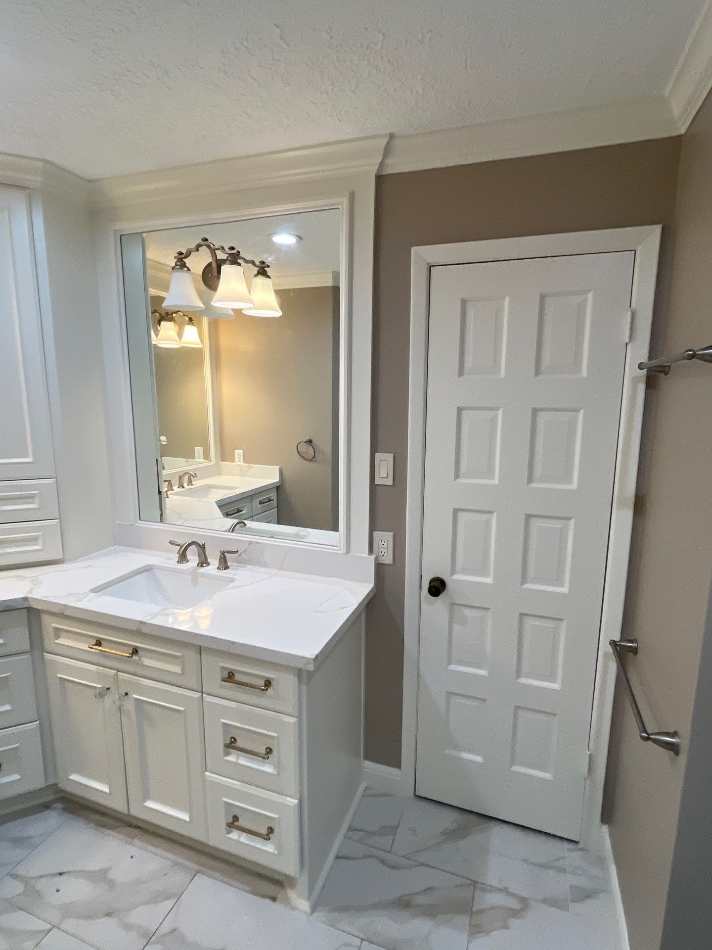 Bathroom Remodel with Water Mitigation Equipment | LT Contractors by L&T General Contractors and Restoration INC