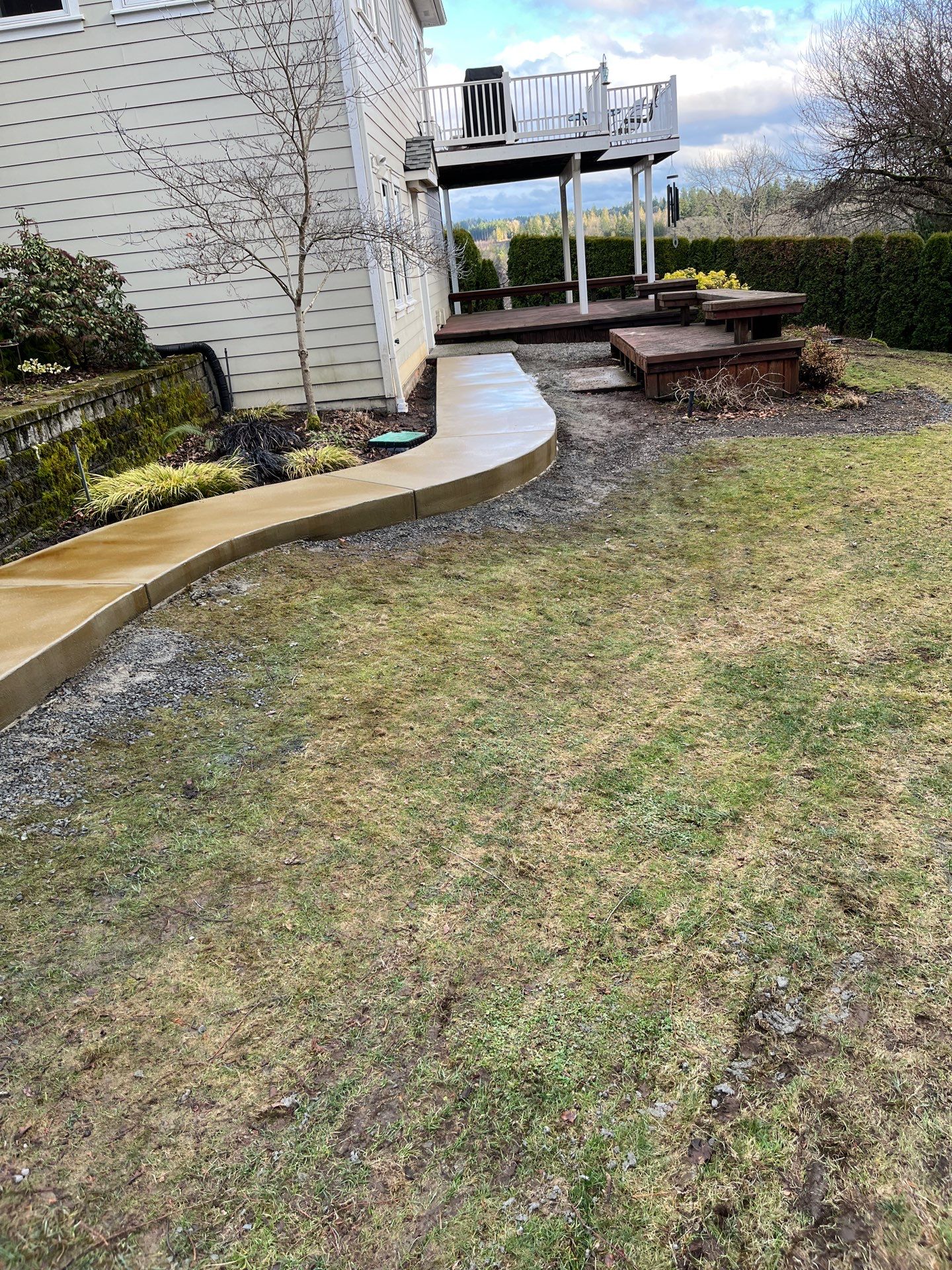 Paul | Aggregate Concrete Walkway by Jireh Asphalt & Concrete Inc 