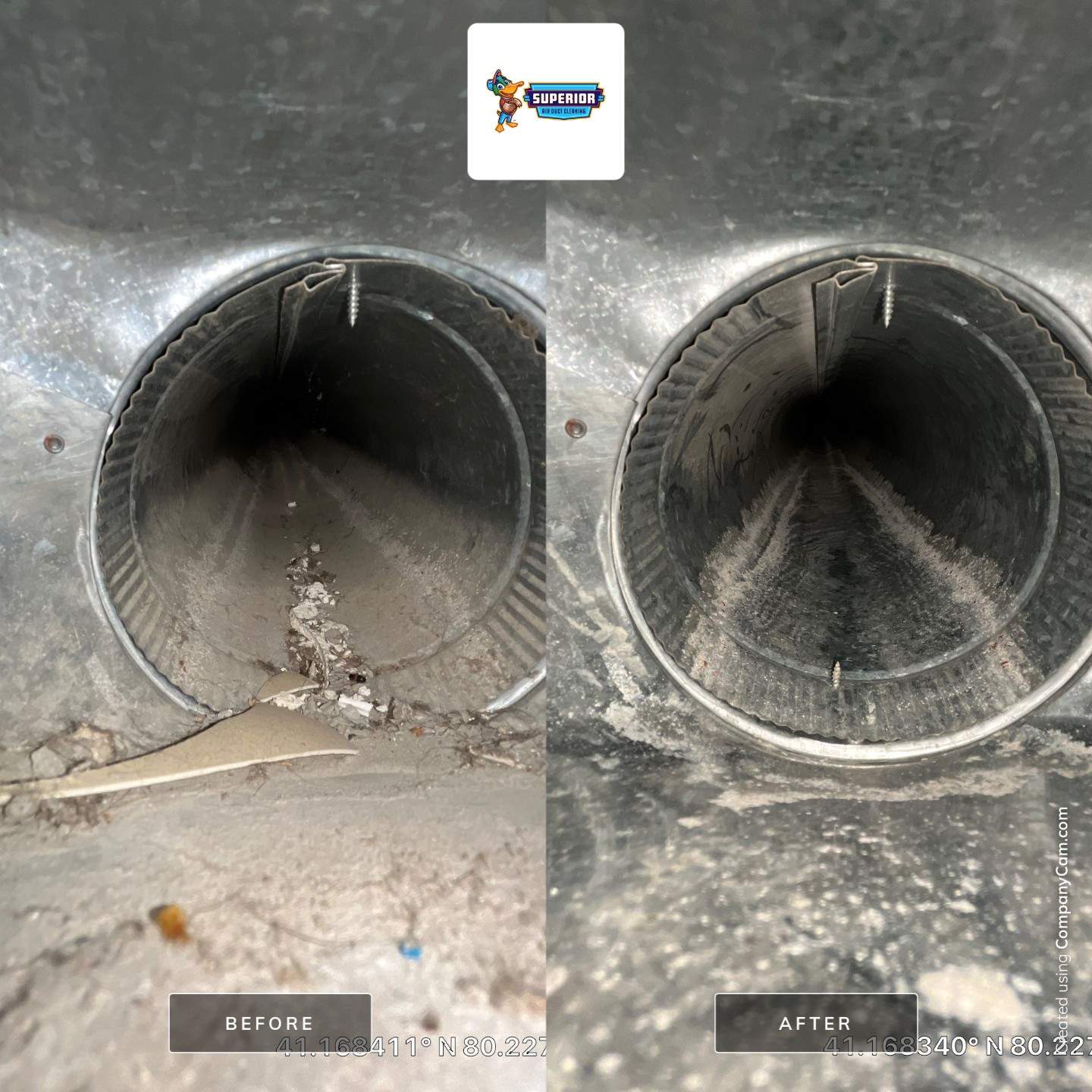 Air Duct Cleaning With a Vacuum Truck in Mercer, PA by Superior Air Duct Cleaning