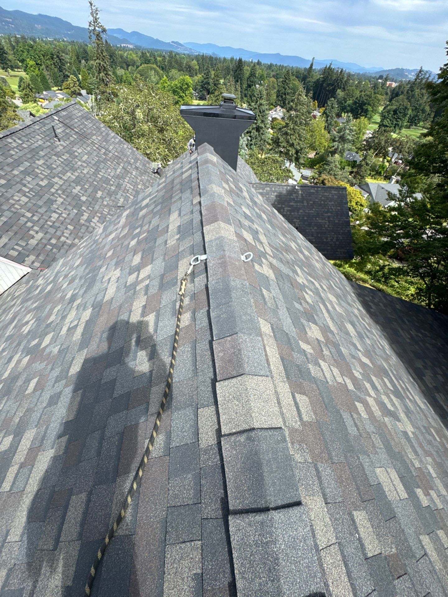 Complete Architectural Shingle Reroof and OSB Decking Repair in Eugene by BEST Roofing & Waterproofing