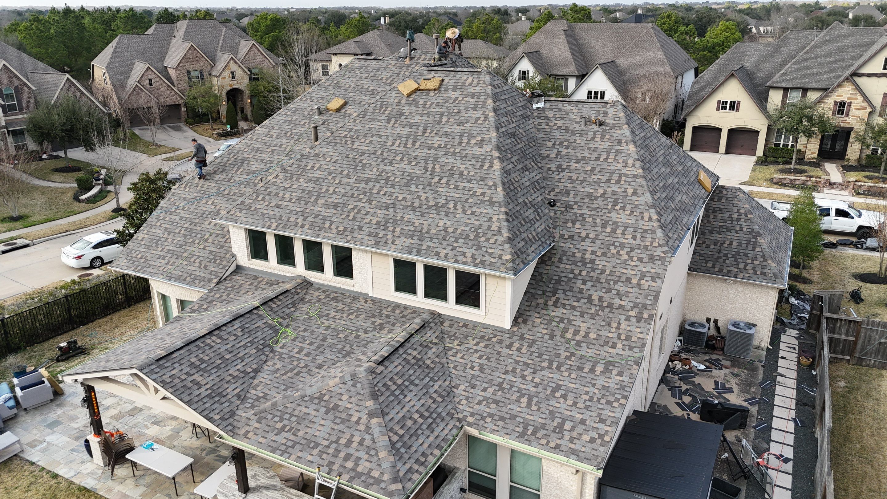 Roof Replacement in Cypress after Customer sustained Hail Damage! by Core Four Roofing