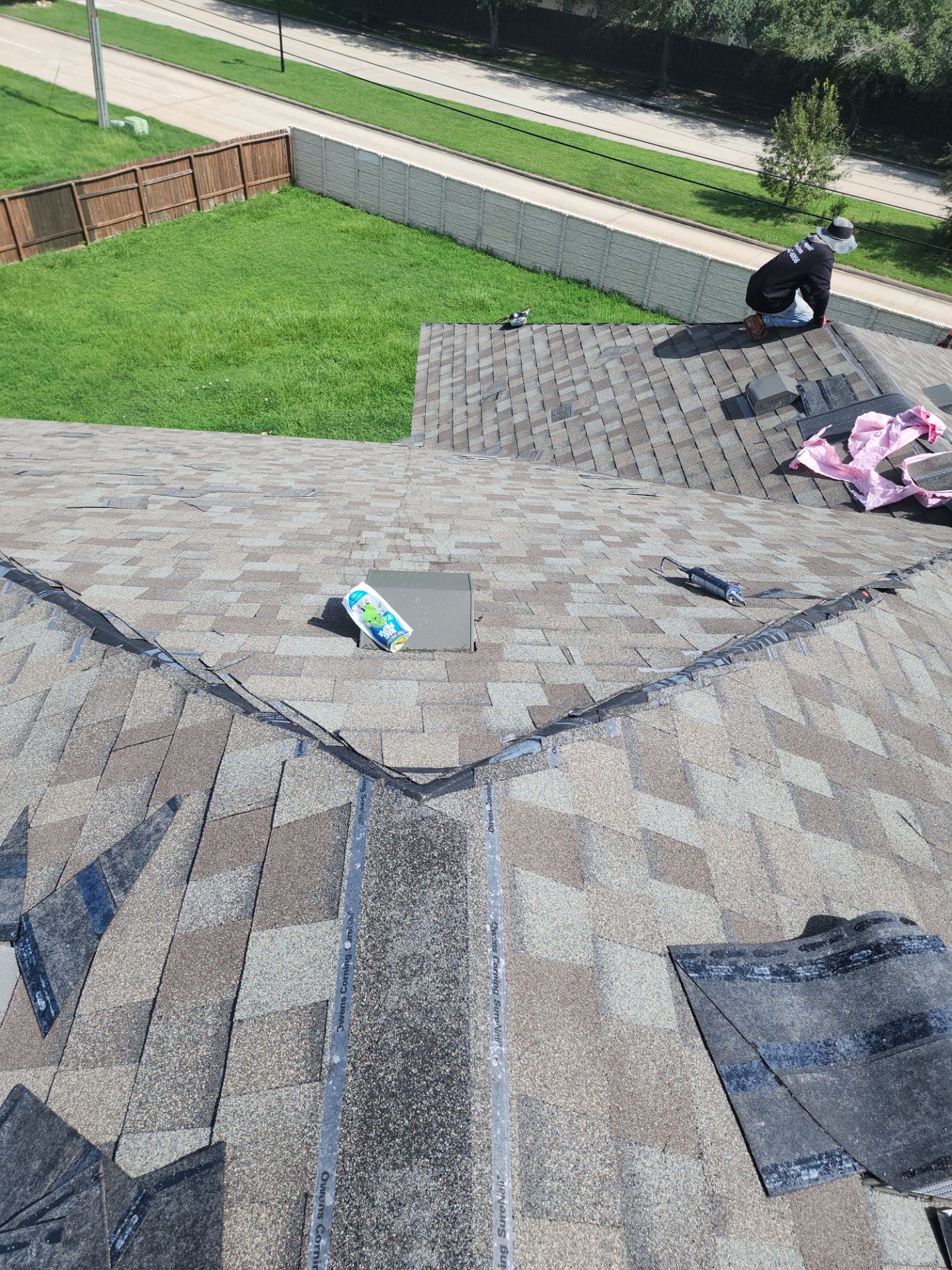 Residential Roofing Repair using Owen's Corning Duration (Lifetime) Shingles by Roof Repair Services LLC