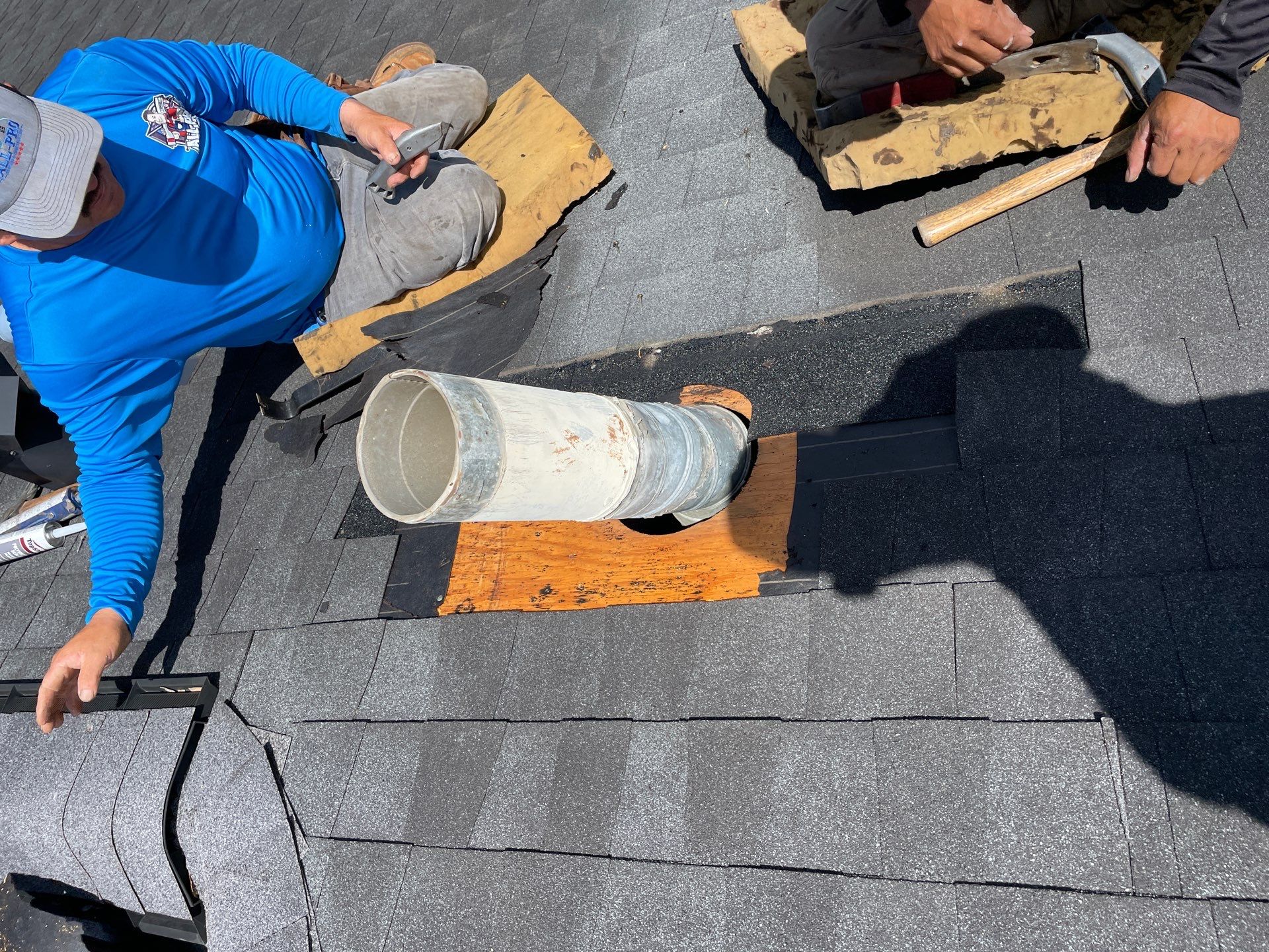 Hail Damage using Owen's Corning Duration (Lifetime) Shingles by Roof Repair Company