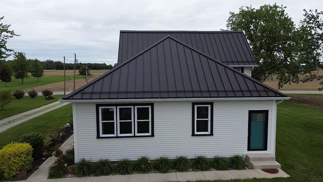 Standing Seam Metal Roof Transformation in Atlanta, IN by 4Ever Metal Roofing