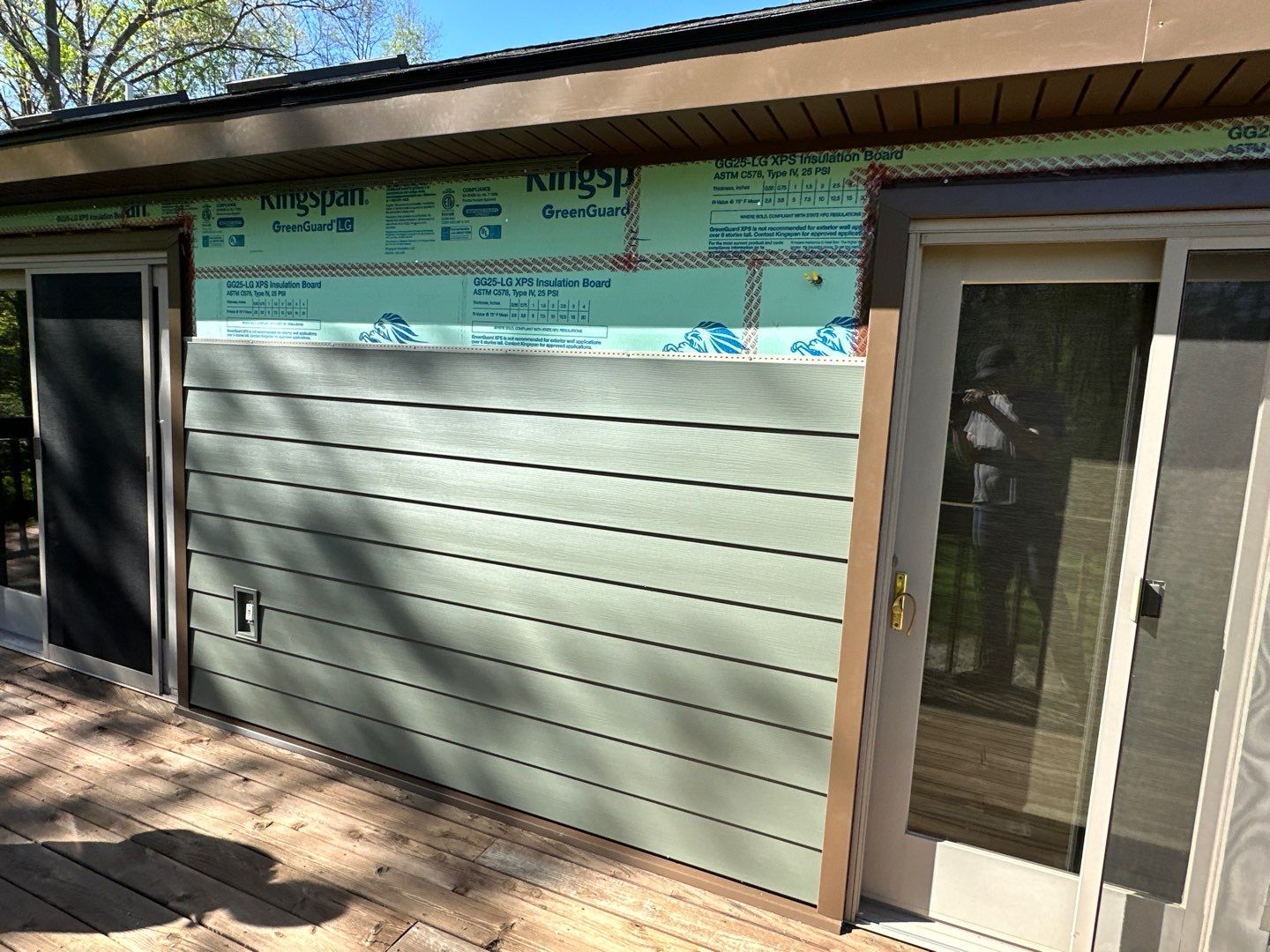 Siding Replacement using Alside S7 Cedar Mill Grain Composite by 180 Contractors