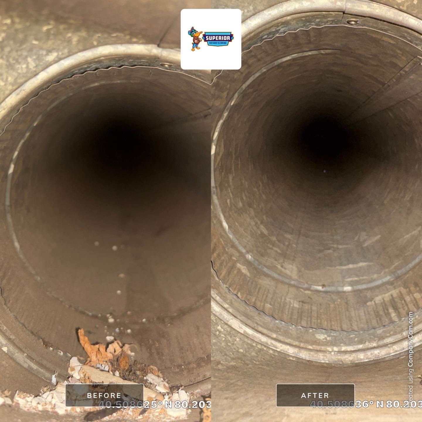 Air Duct Cleaning With a Vacuum Truck in Coraopolis, PA by Superior Air Duct Cleaning
