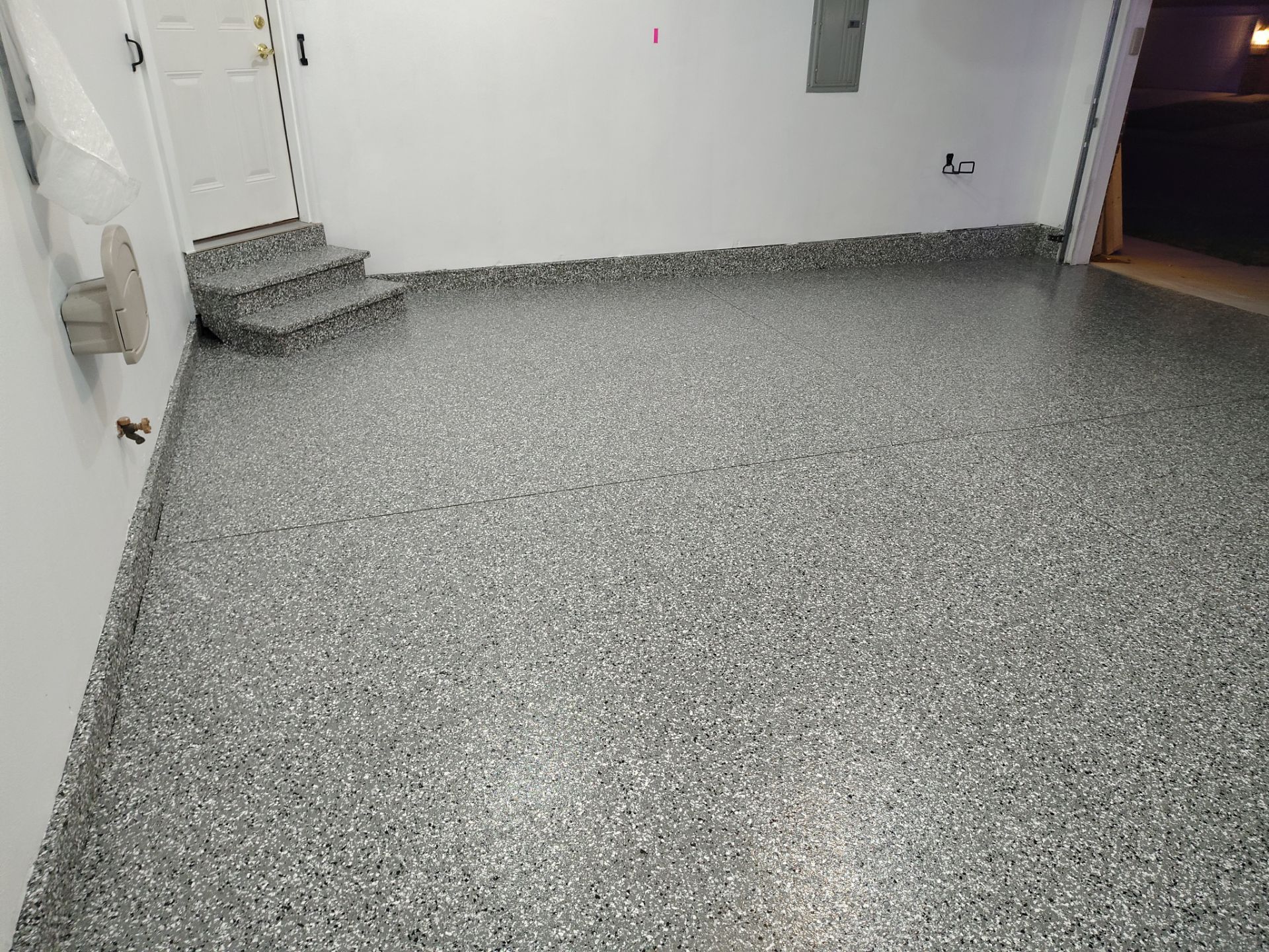 Pleasant Hill Garage Floor Coating Using Polyaspartic by Revival Concrete Coatings