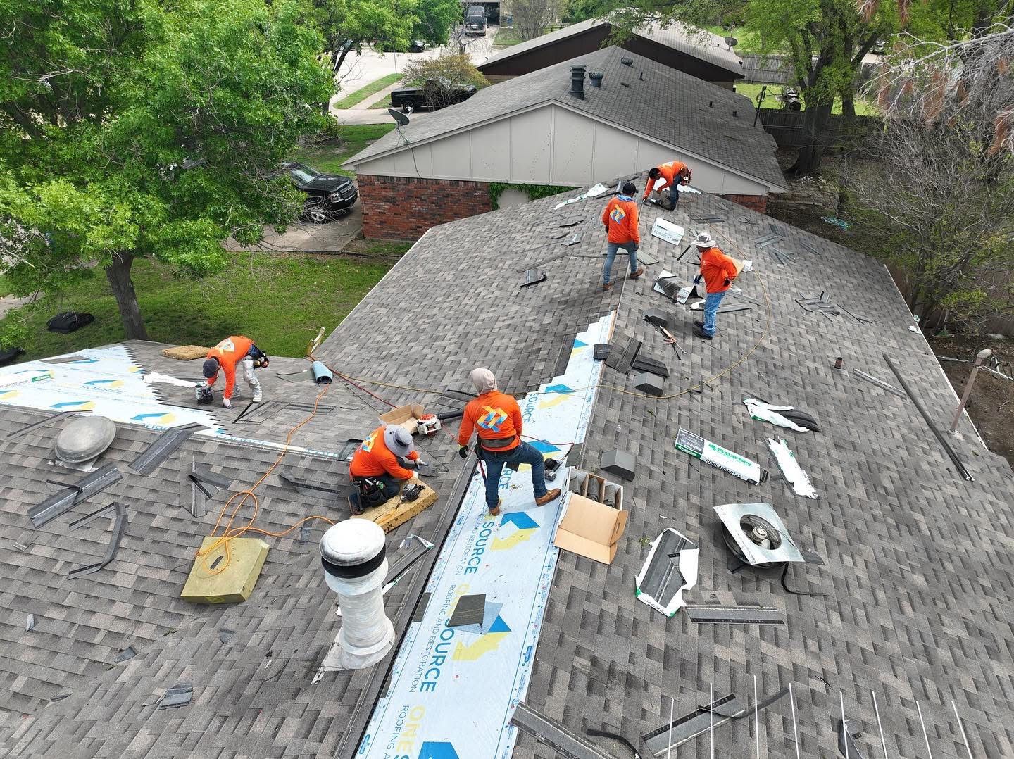 Residential Roofing Installation using Malarkey Highlander Weathered Wood Plus by OneSource Roofing and Restoration