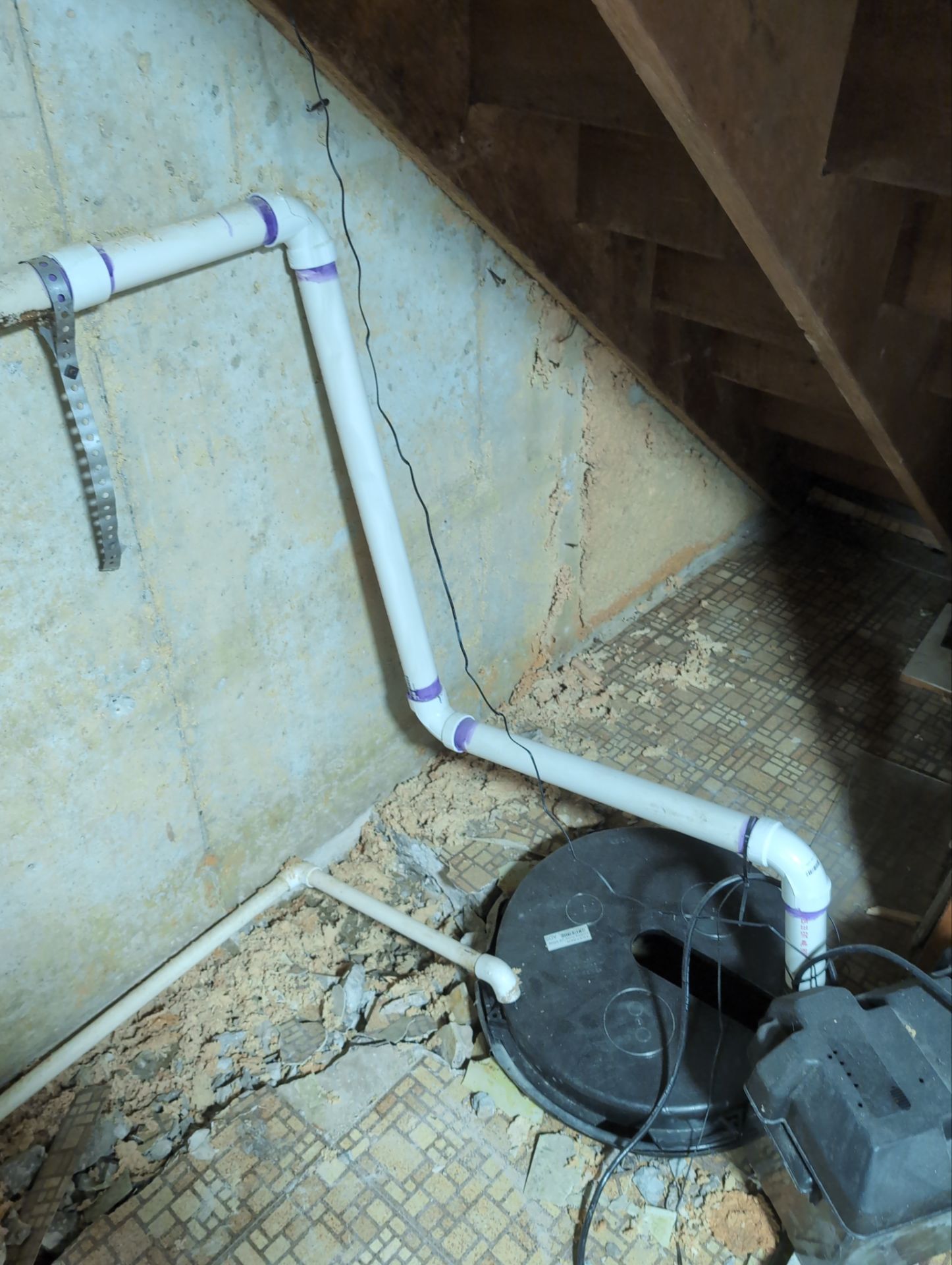 Interior Basement Waterproofing System and Egress Window Installation by Toledo Basement Repair 