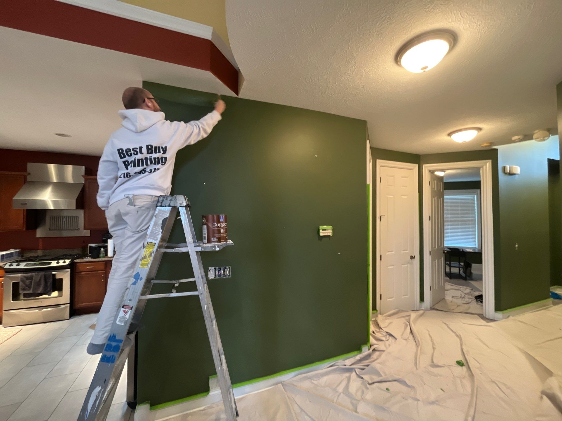 Orange Town Home by Best Buy Painting 