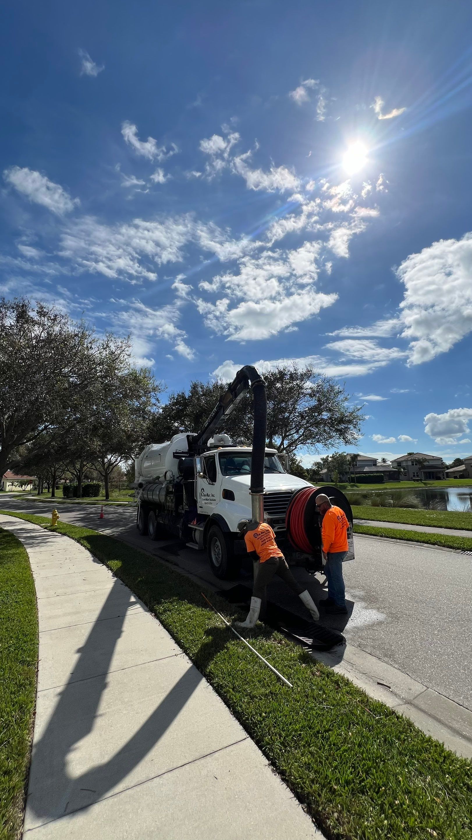 Community Stormwater System Catch Basin Cleaning by Don Mar, Inc. Storm Water Solutions