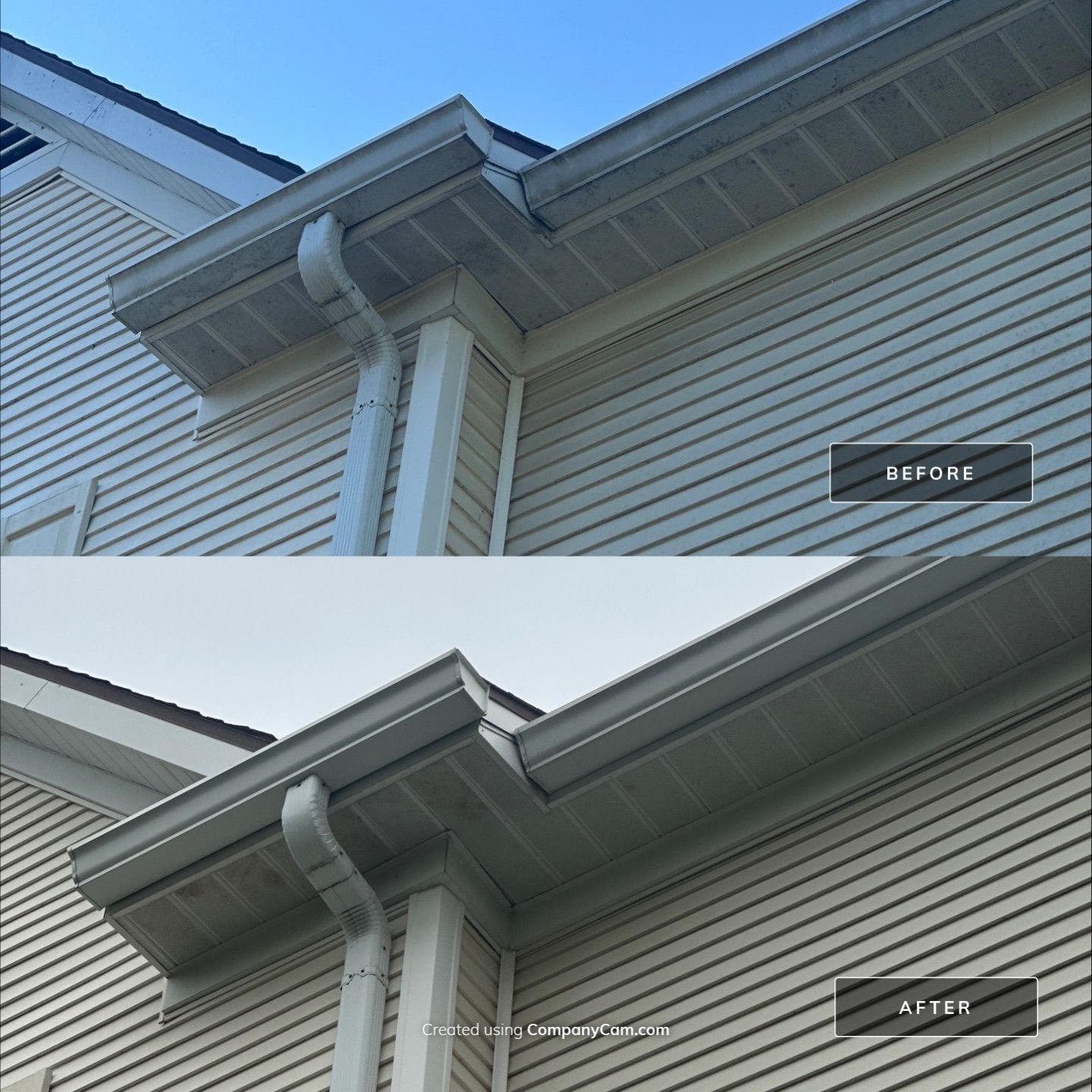 Extended Stay America West Dundee Building Wash by Simmons Power & Soft Washing