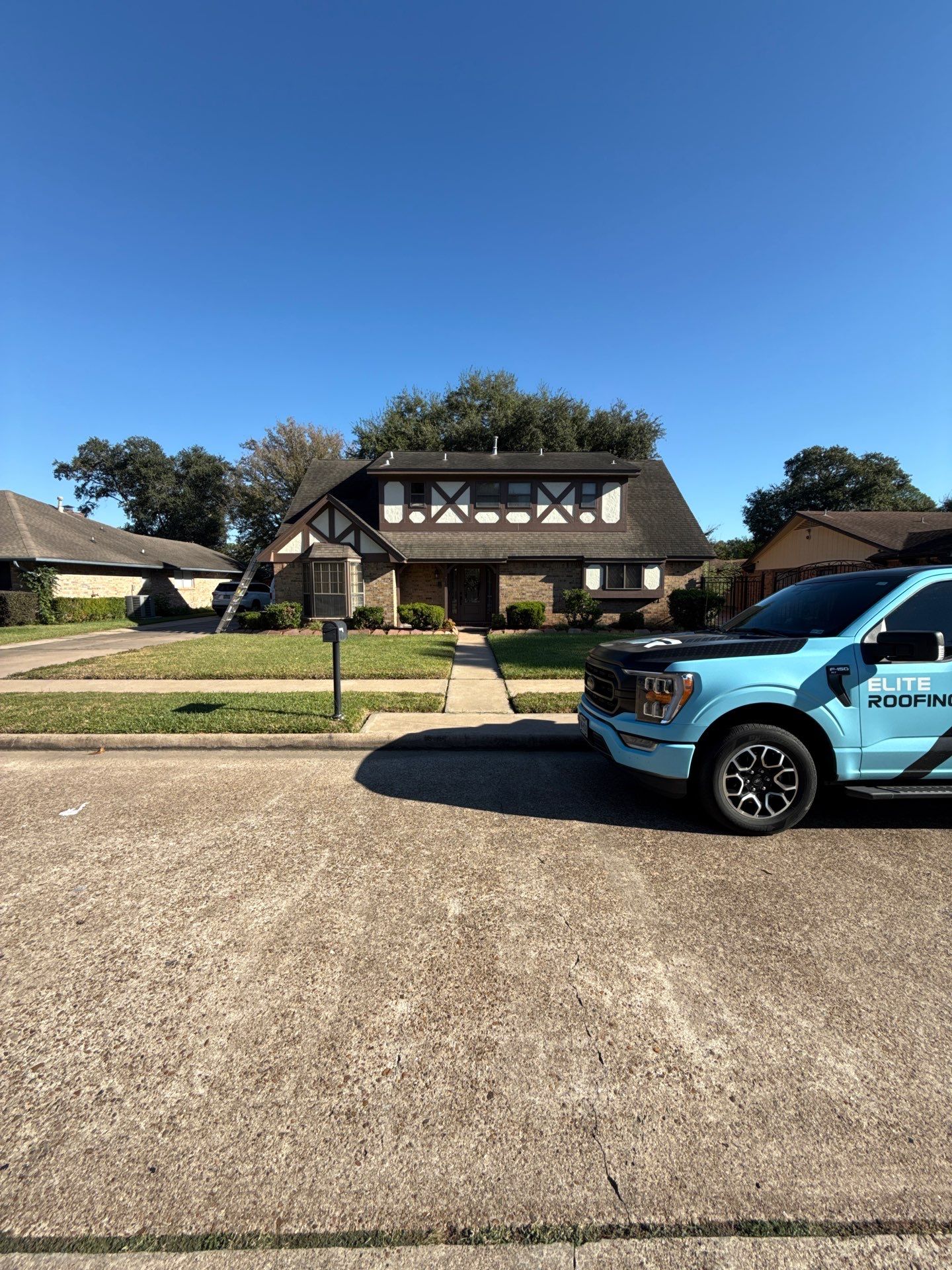 Residential Roof Replacement using GAF HDZ - Weathered Wood by Elite Roofing LLC