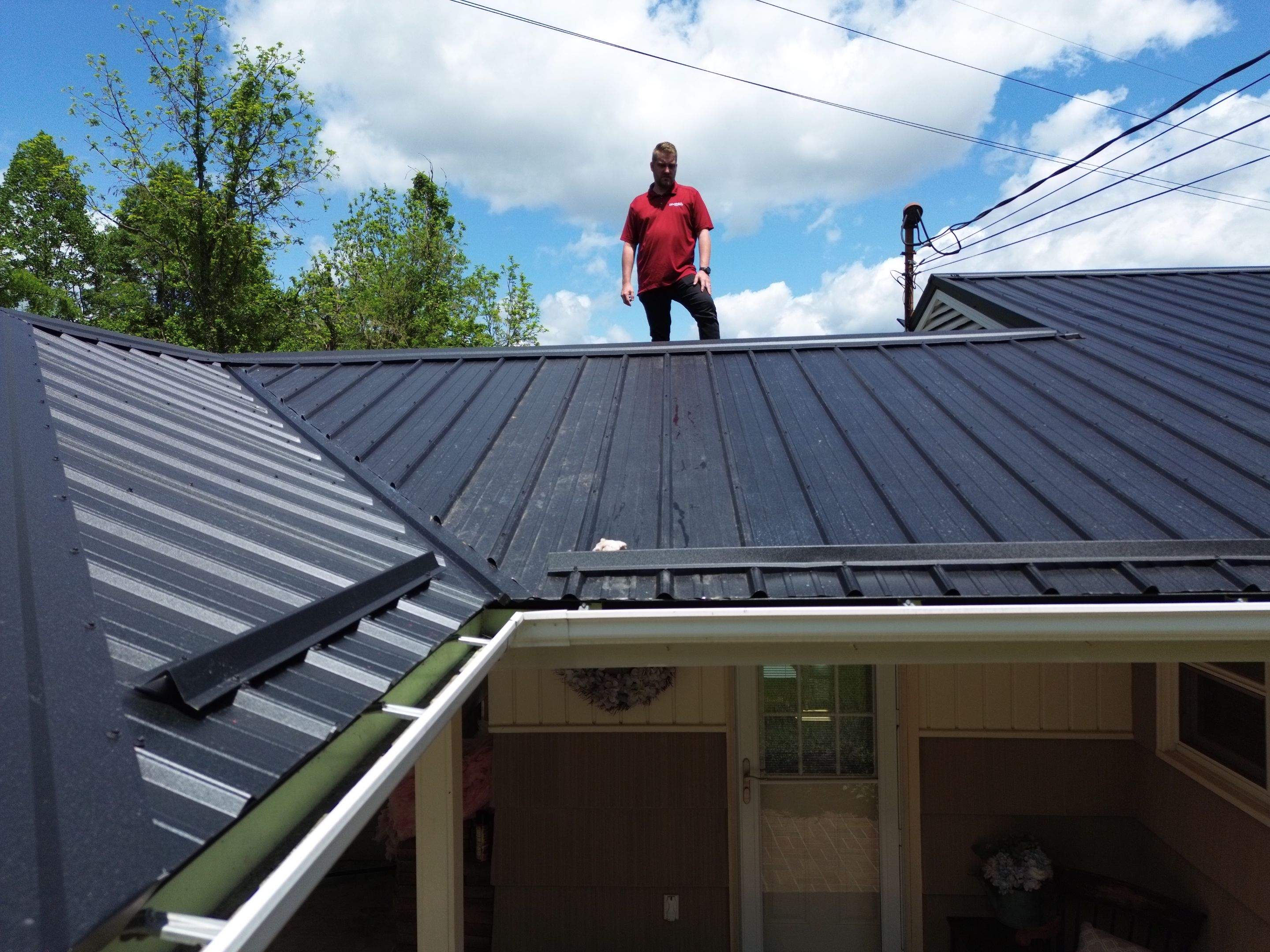 Black Frost AG Panel by Omnia Roofing