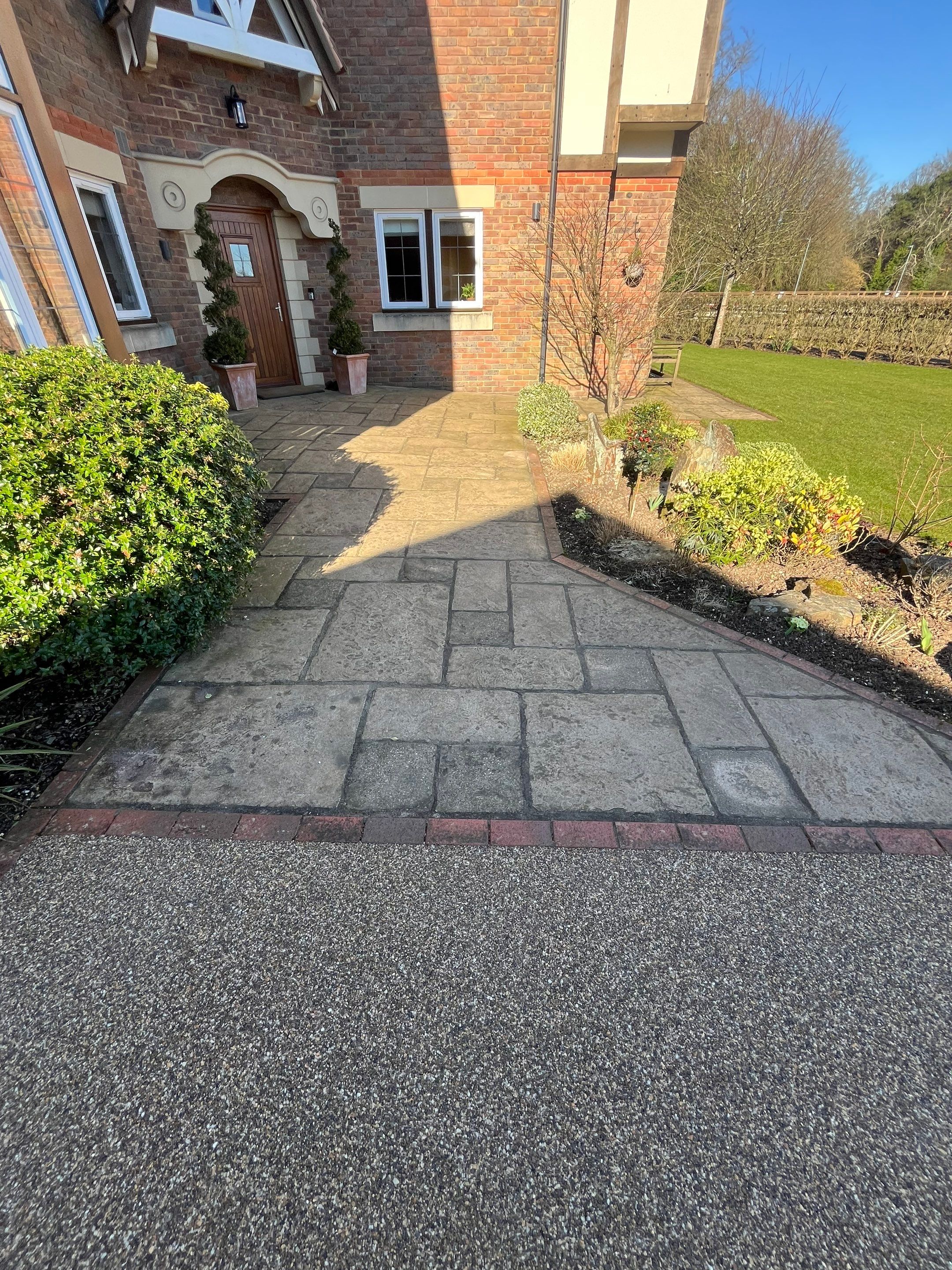 Roof Clean - Patio Clean using 18inch Whirlaway FSC by Ges Exterior Cleaning ltd