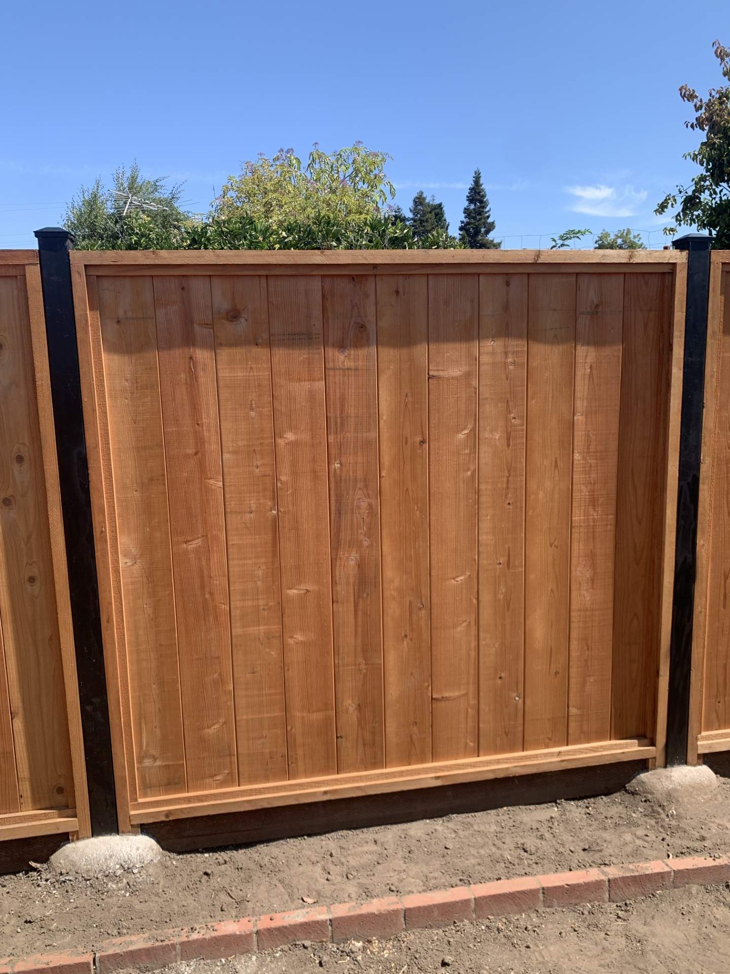 T&G With Steel Posts by Fremont Fence Inc
