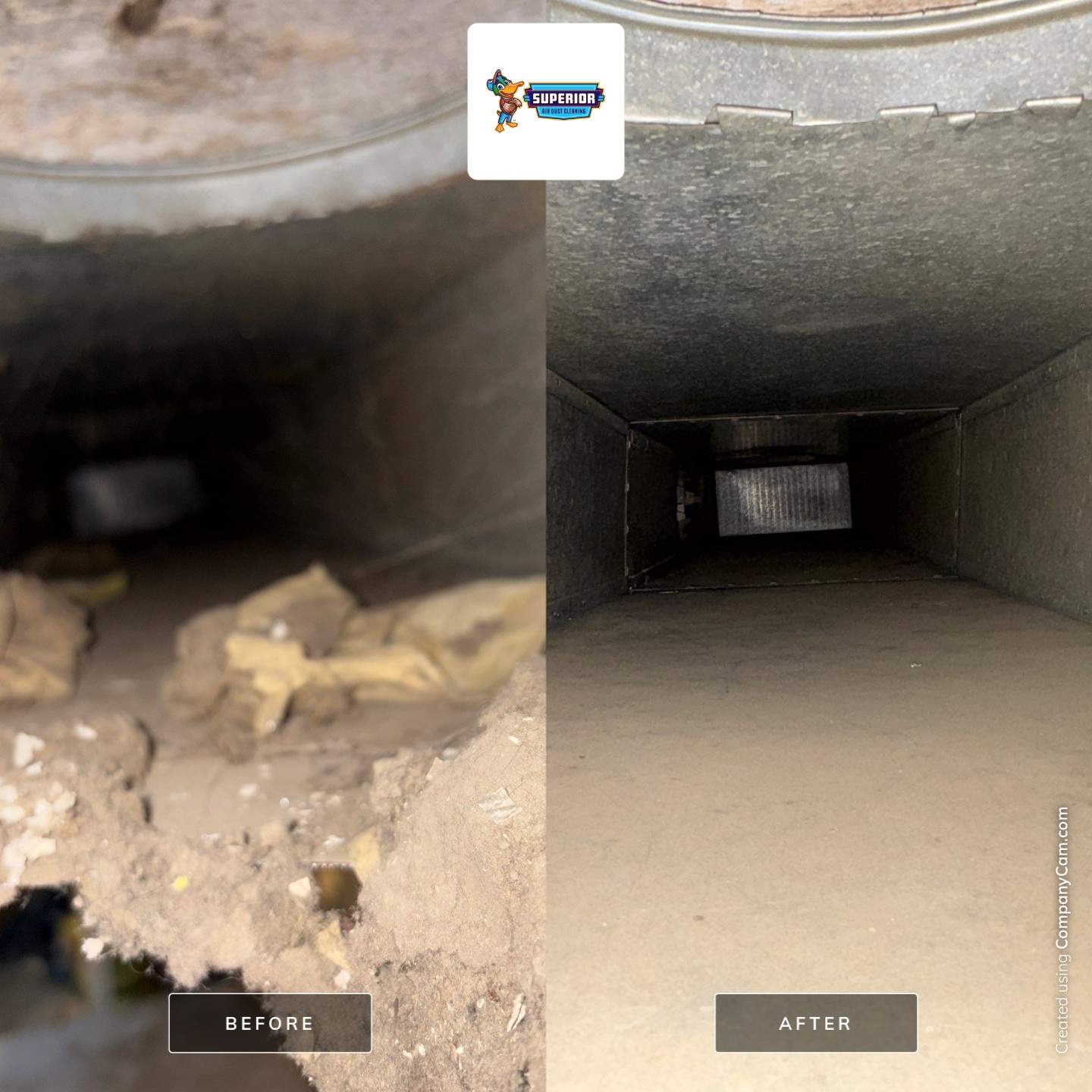 Air Duct Cleaning With a Vacuum Truck in Enon Valley, PA by Superior Air Duct Cleaning