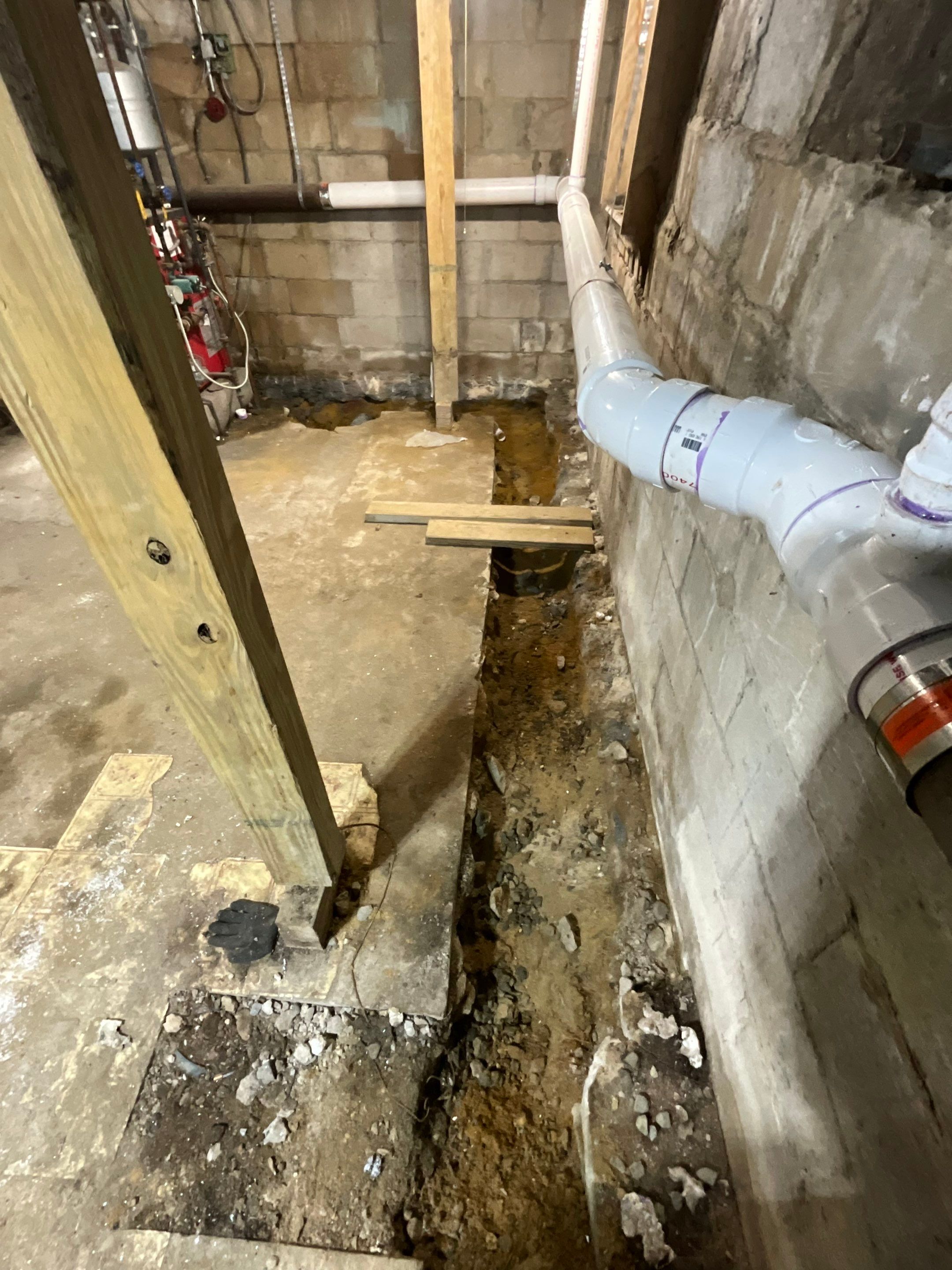 Hofman Ave. Elmont, NY by A.M. Shield Waterproofing, Corp.