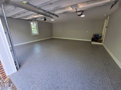 Two Garages Using Creekbed 
