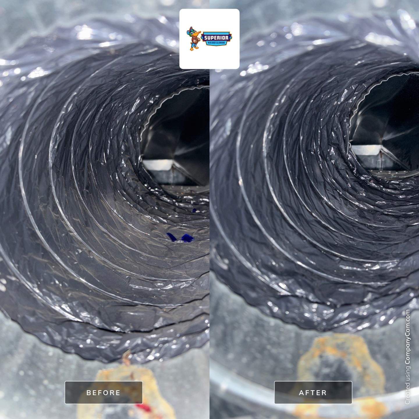 Air Duct Cleaning With a Vacuum Truck in Deerfield, OH by Superior Air Duct Cleaning