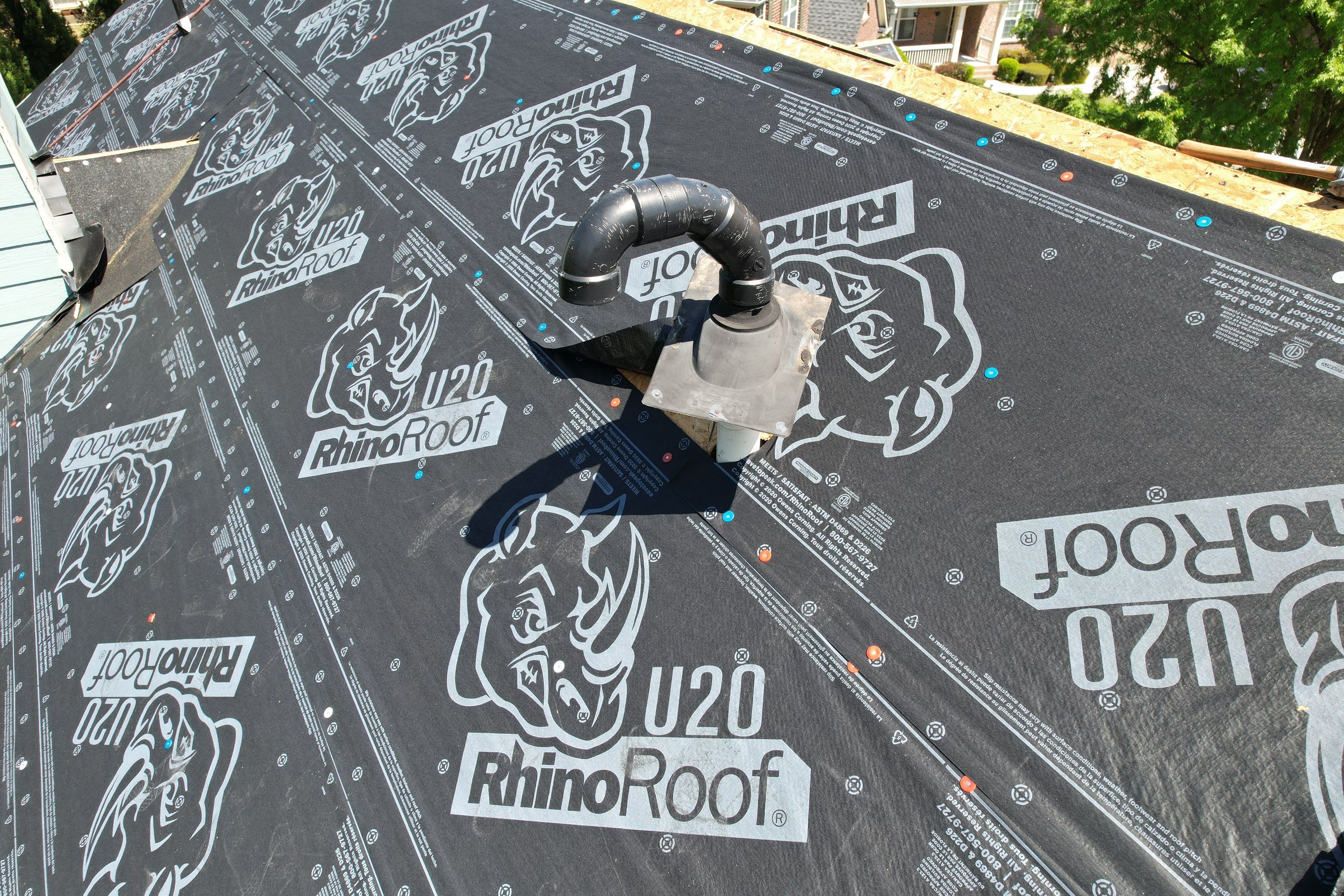 Residential Roofing Installation using Owens Corning Onyx Black by Inspector Roofing and Restoration