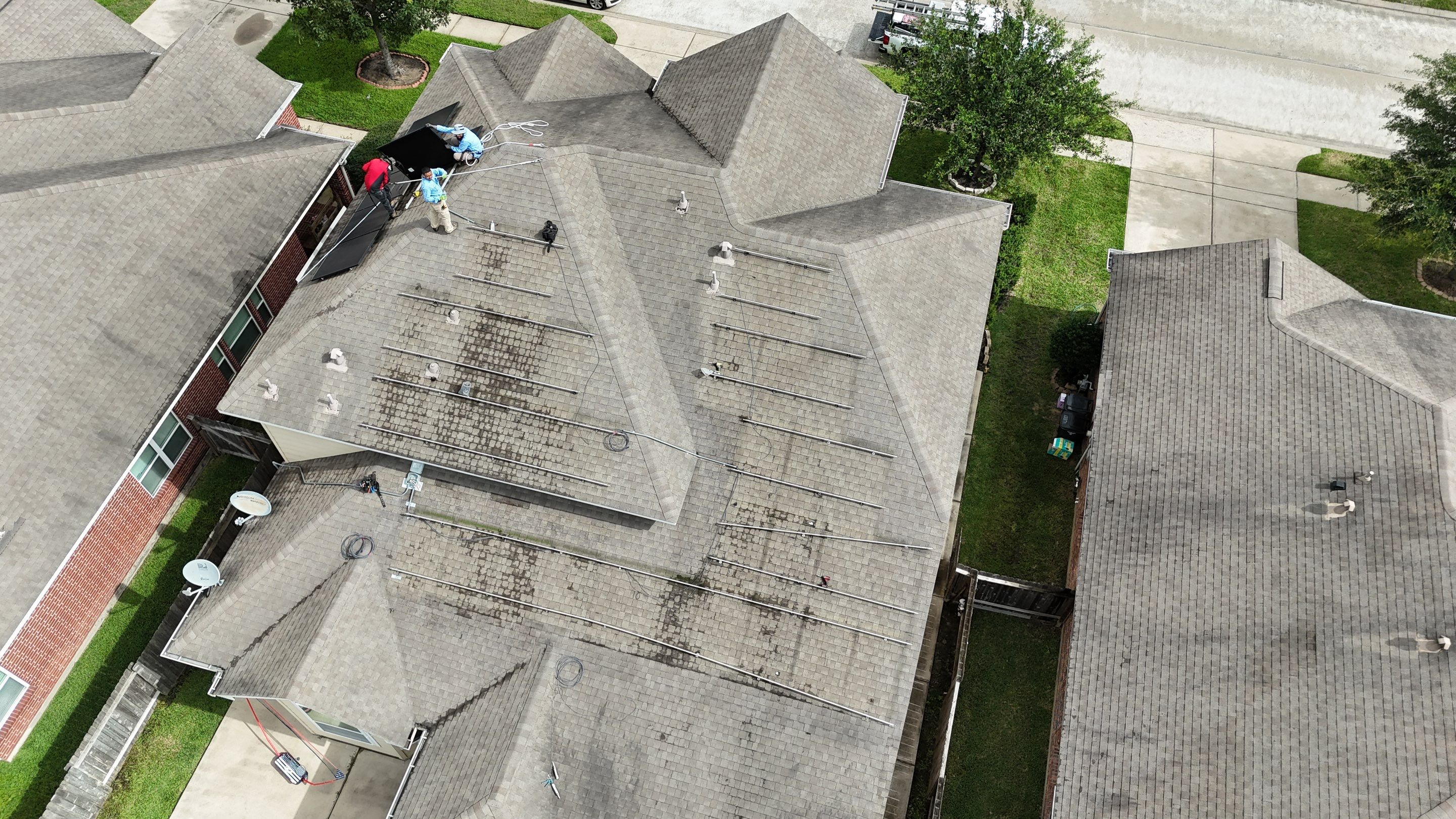 Residential Roofing Installation using IKO Dynasty by Core Four Roofing