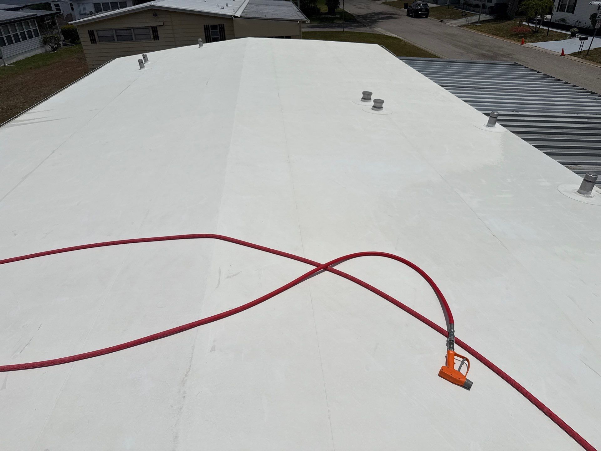 TPO Roof Cleaning in Shadow Brook Mobile Home Park – Palmetto, FL by Sunshine AquaWash