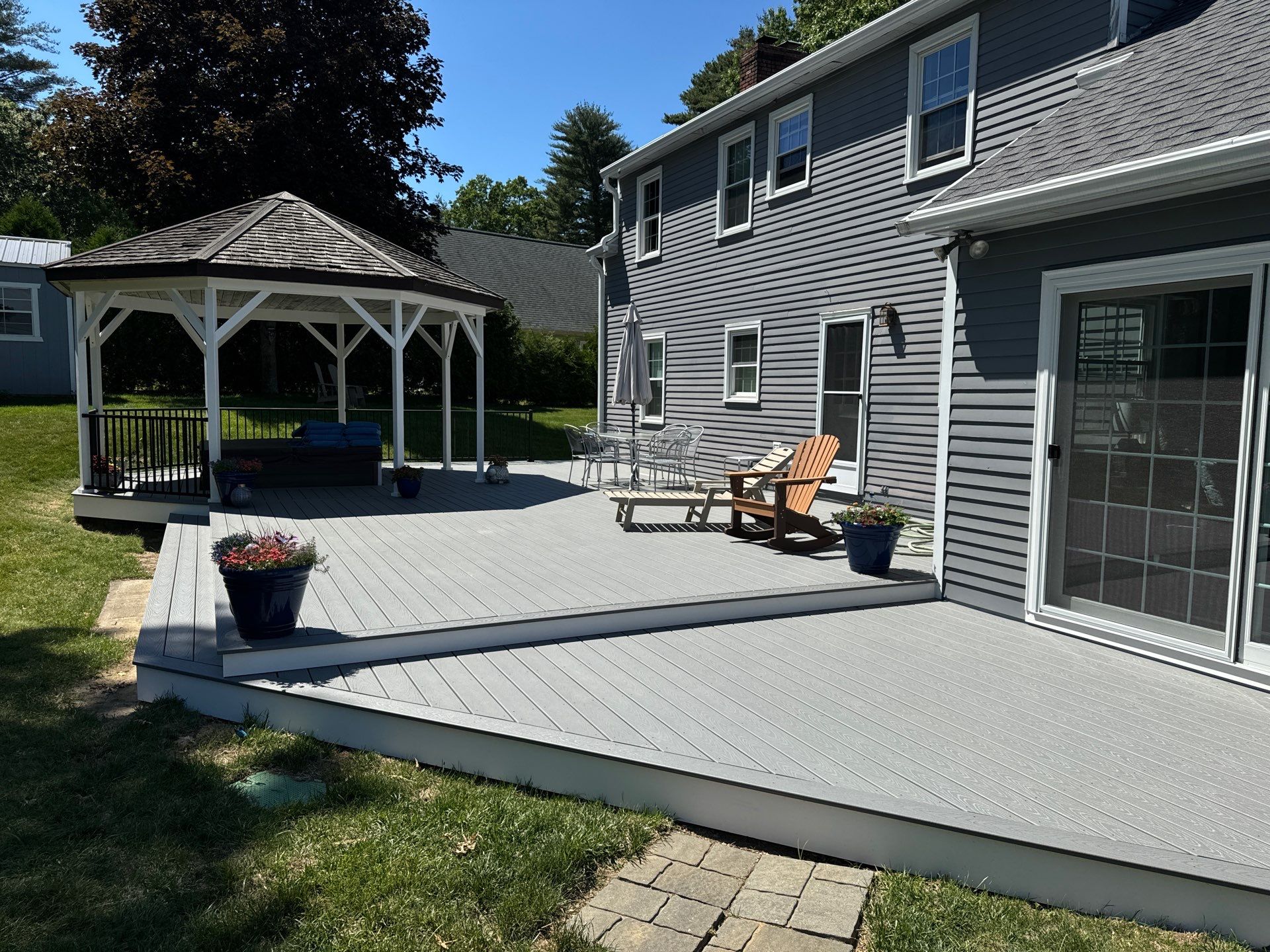 Deck Repair using Trex Select Decking by Chagnon Building & Remodeling LLC