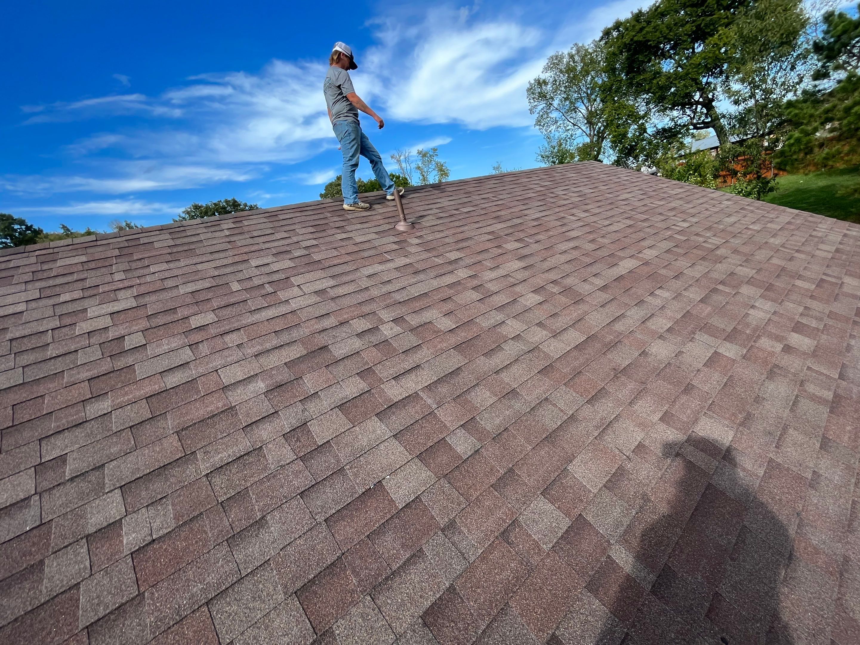 Residential Shingle Reroof: 45 year Impact Rated Architectural Shingle by Hostetler Roofing