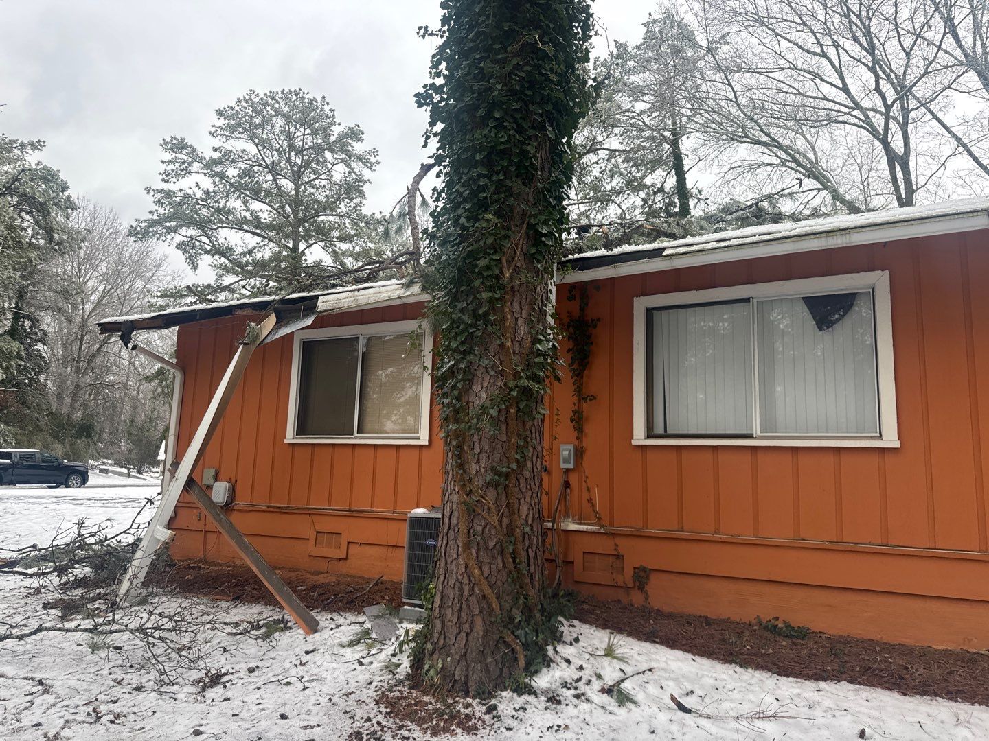 Emergency Roof Damage Roof Repair using GAF HDZ Architectural Asphalt Shingles by Mosaic Roofing Company