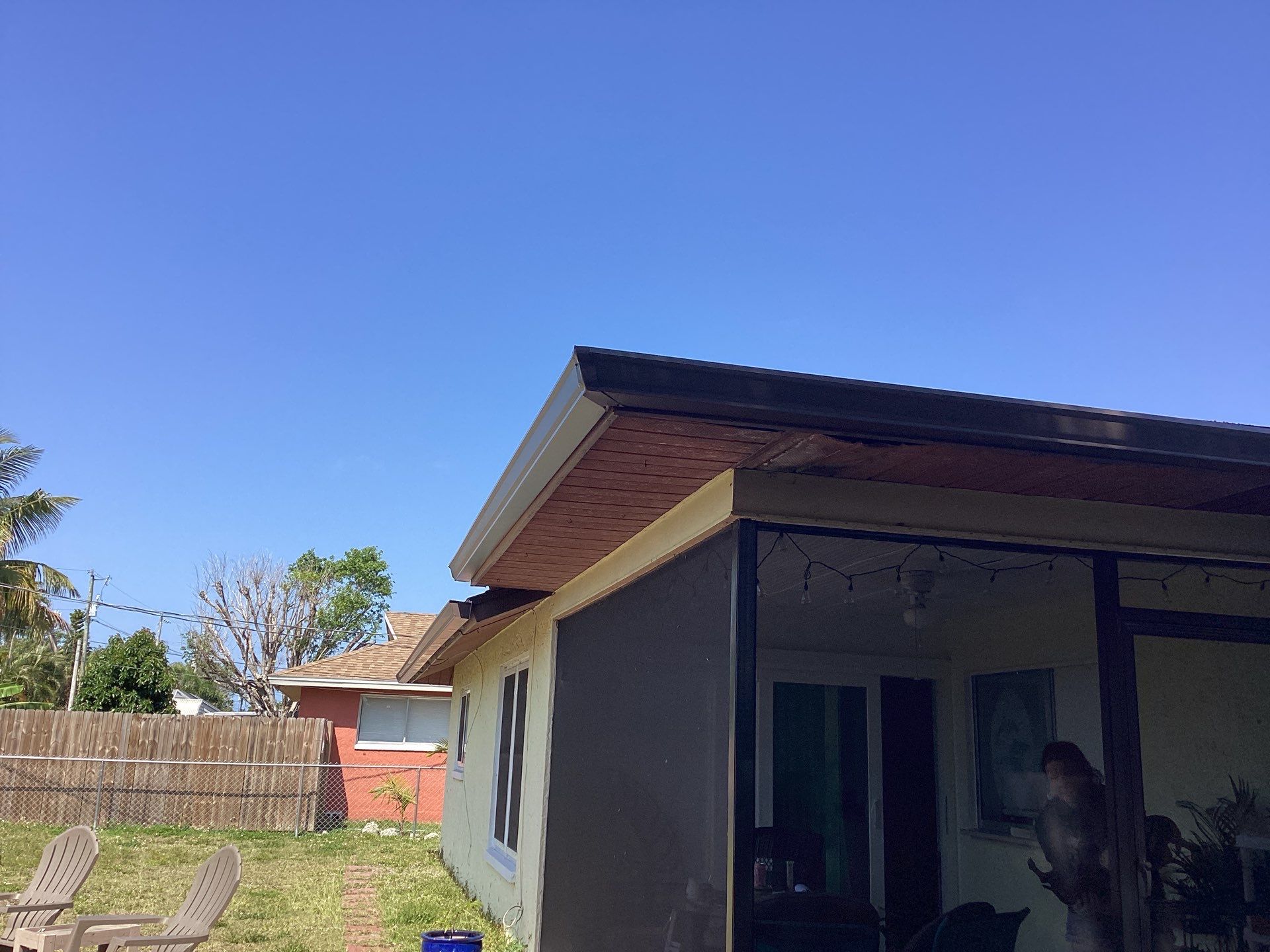 Musket Brown Seamless Gutters using 6 Inch Seamless Gutters in Cape Coral FL by Gutter Professors