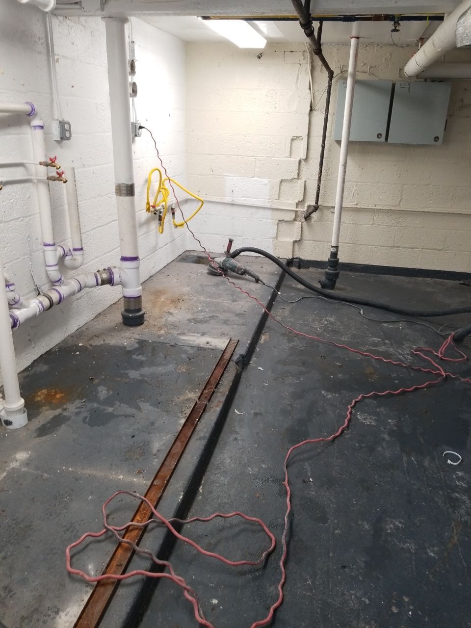 Laundry Room Floor Coating using Penntek- Silver Creek by Spectrum Painting, LLC