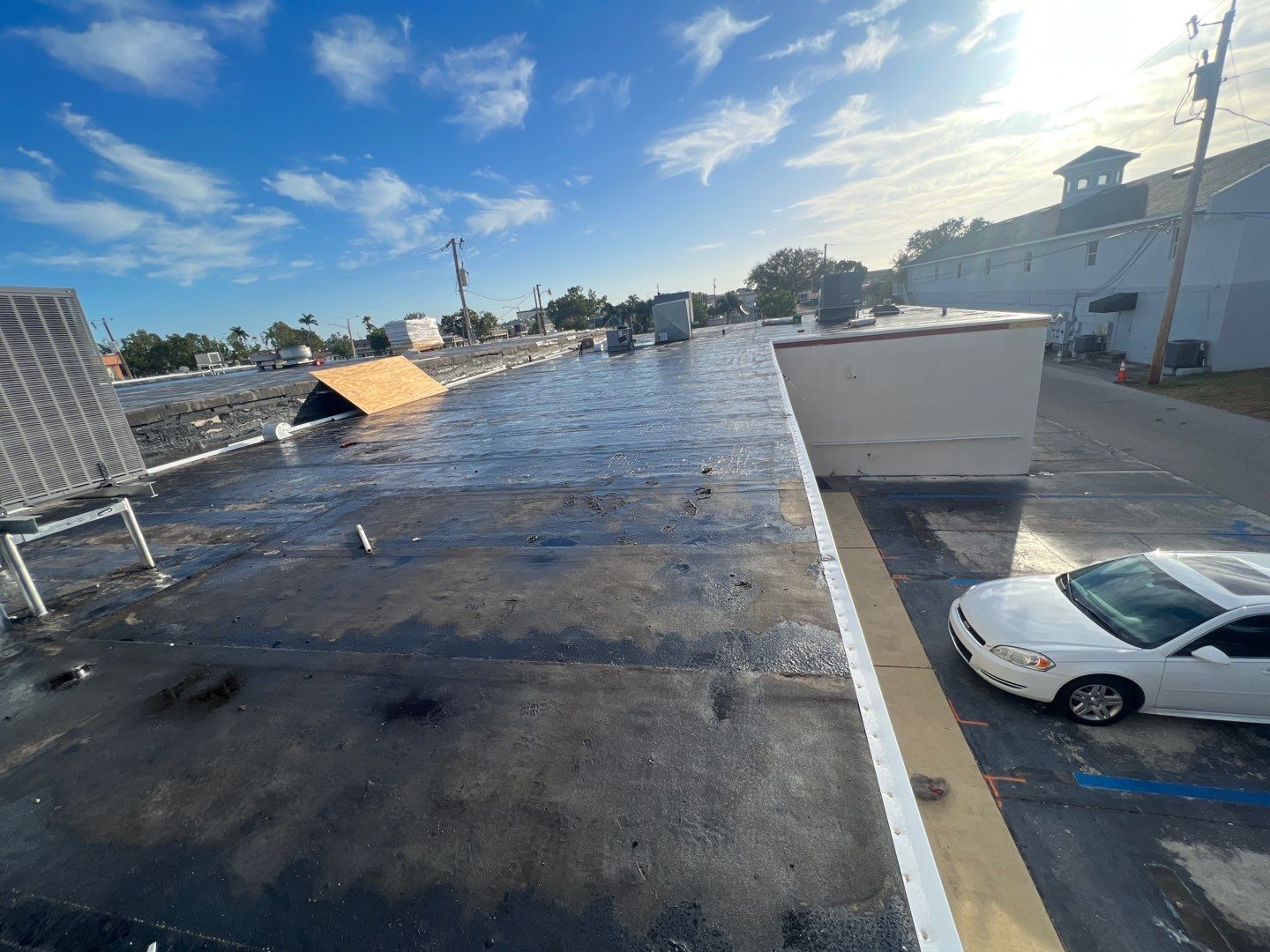 Commercial Roofing Installation using BUR by Four Peaks Roofing