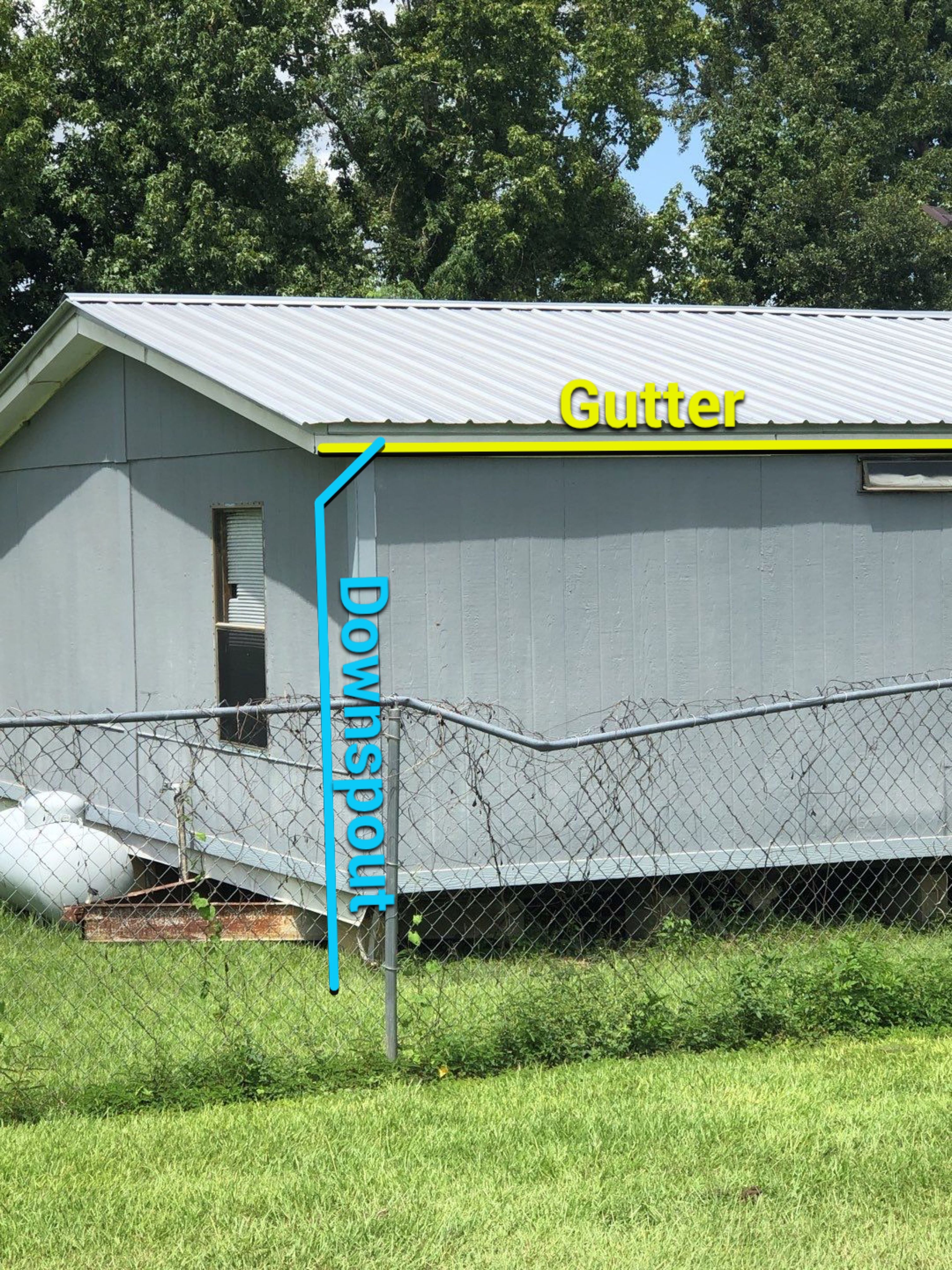 Gutter Installation using K-Style Seamless Gutters by Gutter Professors