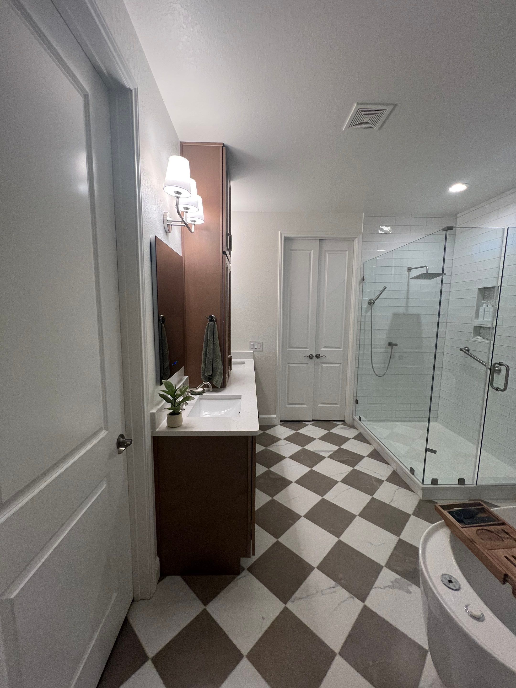 San Antonio Del Webb Bathroom Remodel Featuring Luxury Walk-In Shower and Freestanding Tub by Legacy Bath and Kitchen