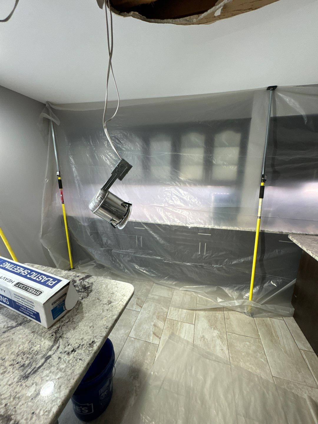 Project in West Bloomfield by EzDry Water Mitigation & Property Restoration