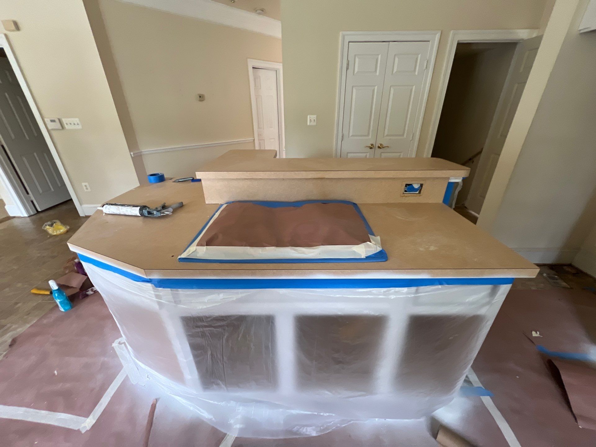 Cabinet & Countertop Refinishing in Bristow VA by Greenspring Construction Services