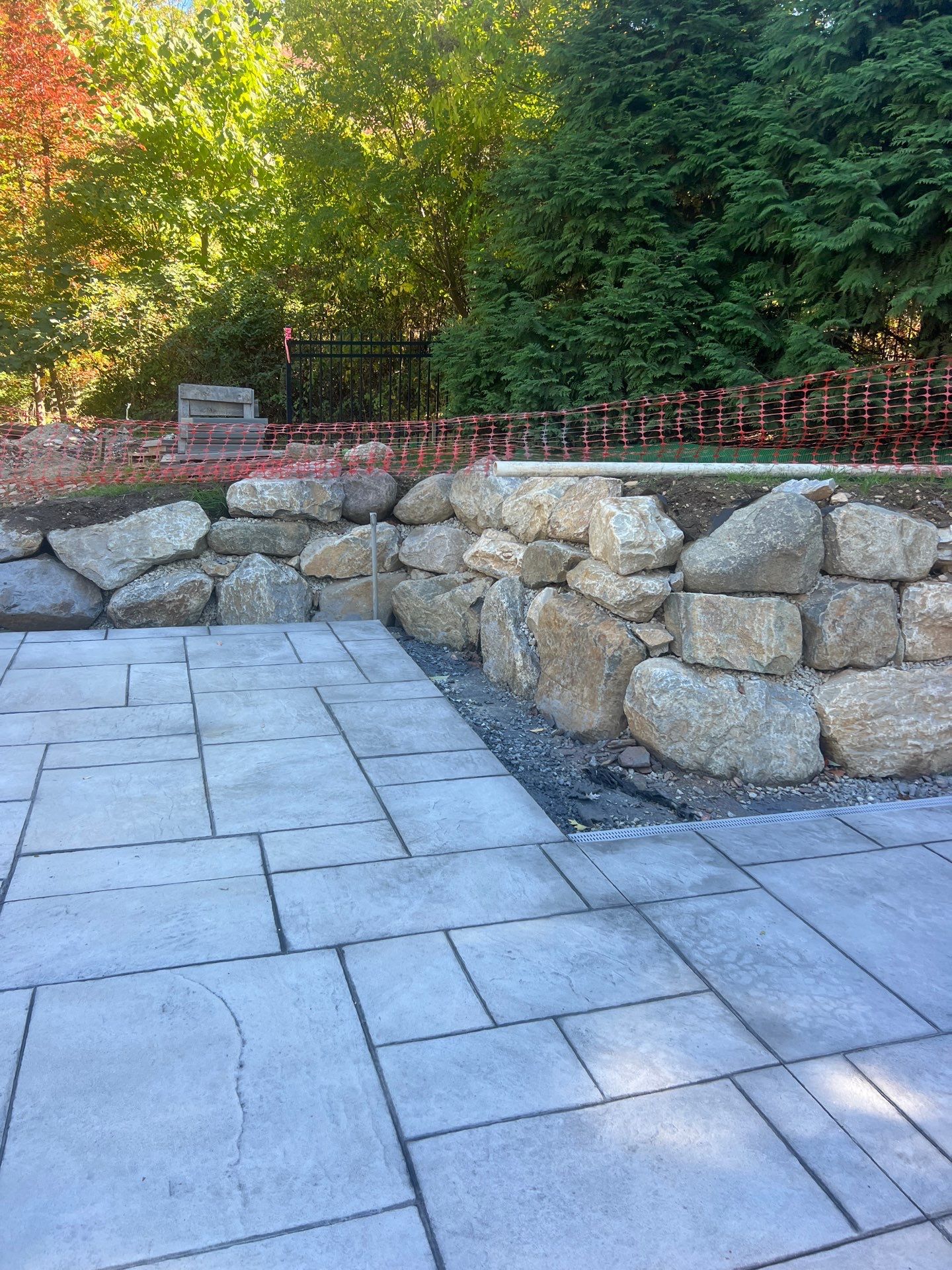 Stamped Concrete Pool Deck  by Architectural Concrete Design
